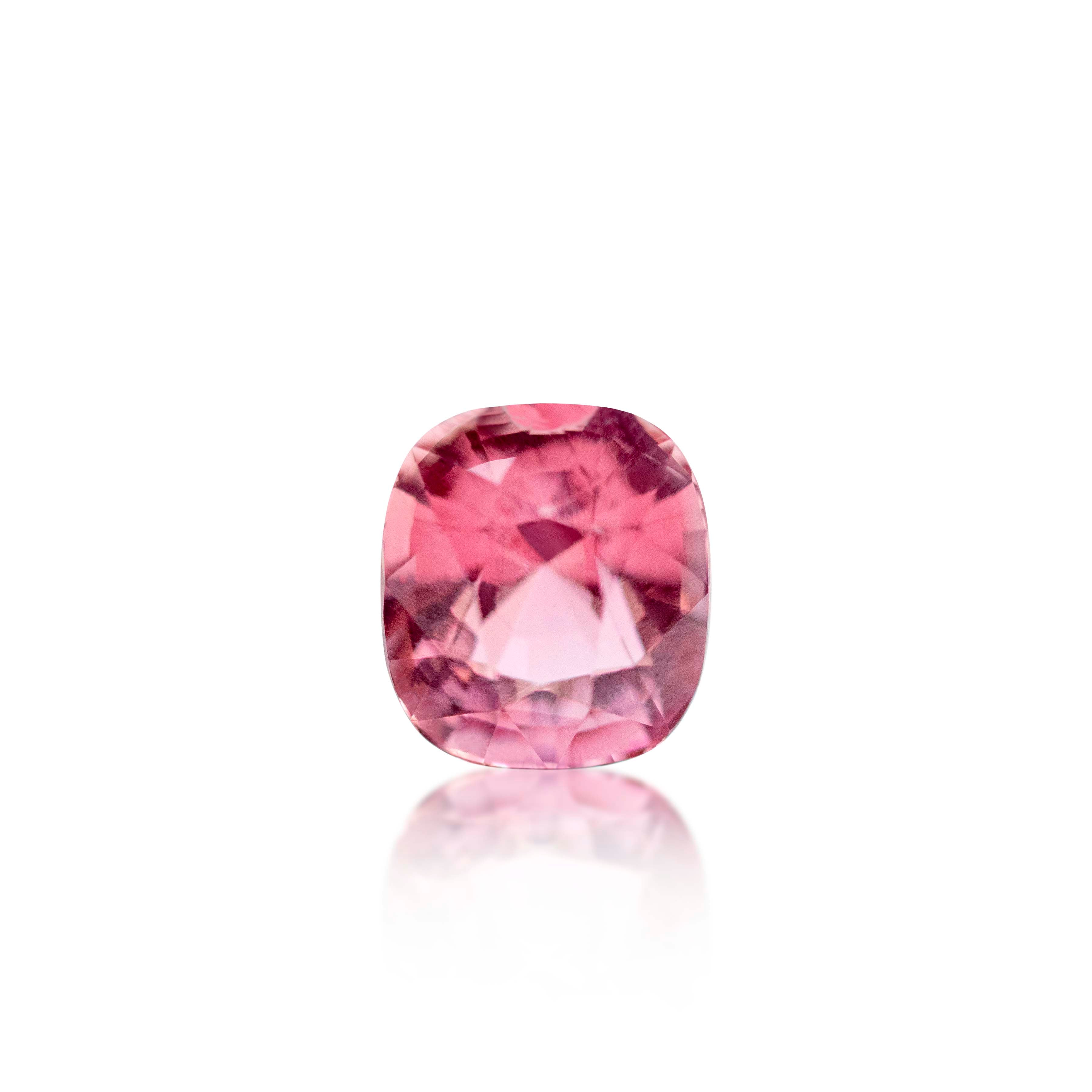 1.30ct Light Pink Tourmaline Cushion Cut