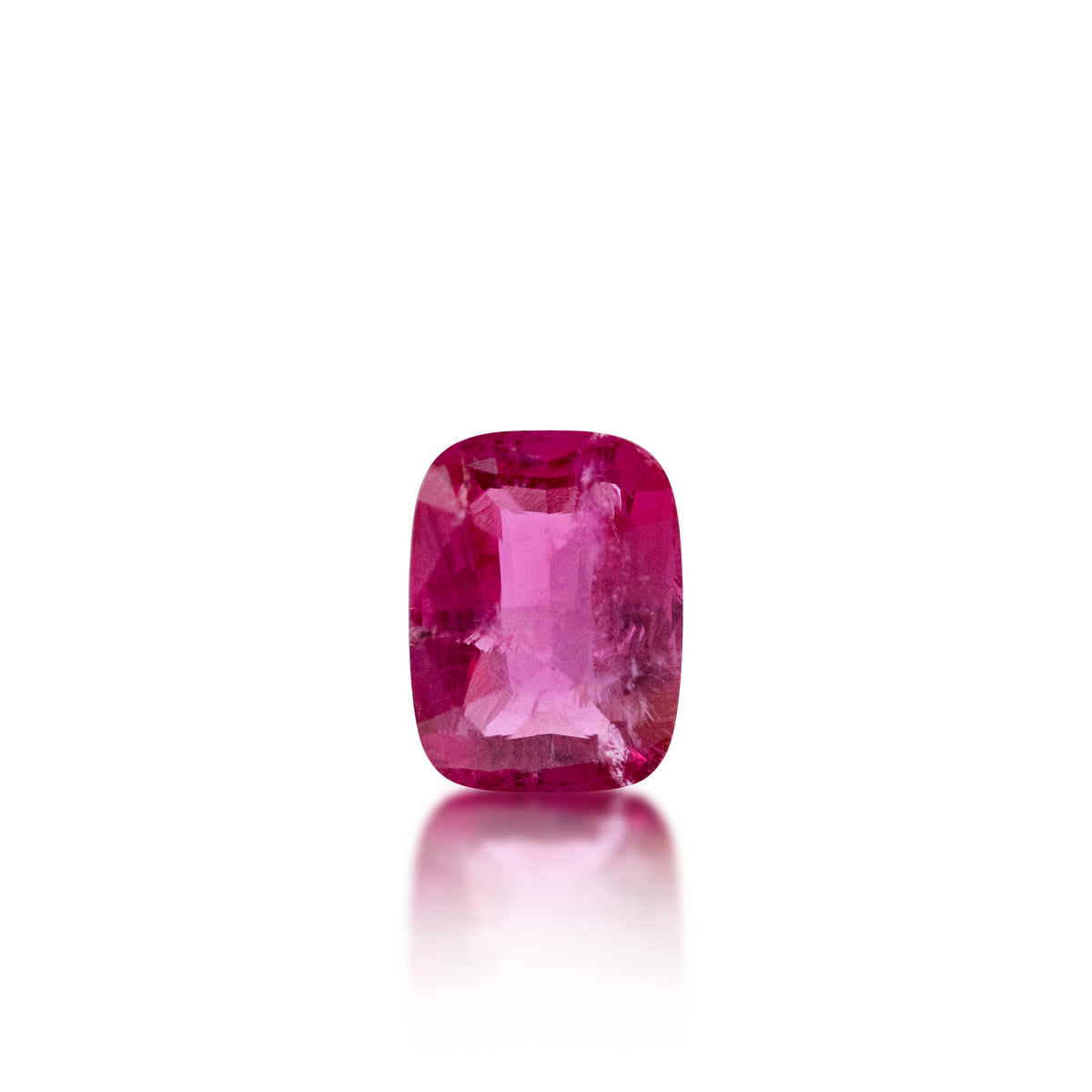 Rubelite Tourmaline — 1.53 ct Cushion | Loose Tourmaline
