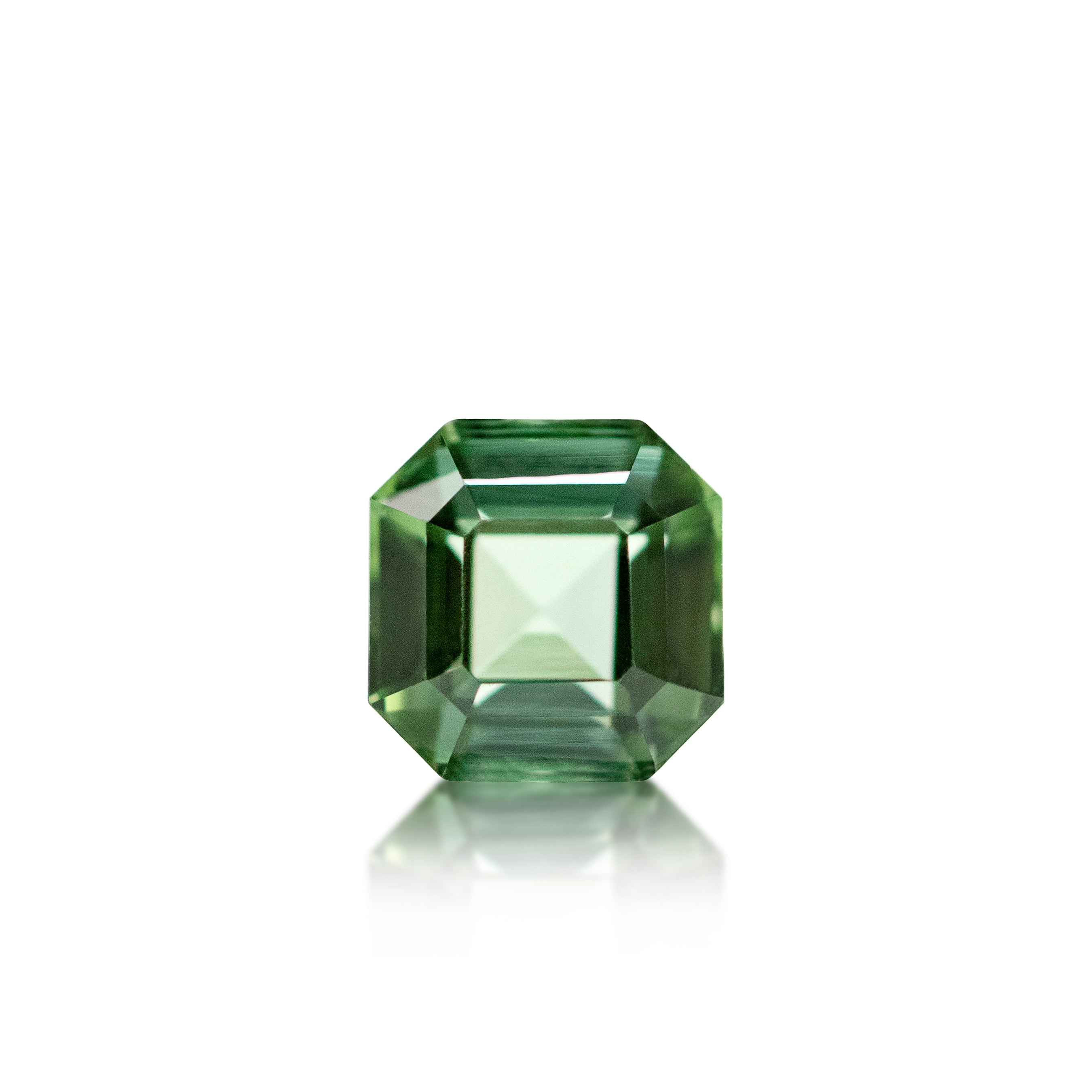 1.54ct Mint Green Asscher cut Tourmaline