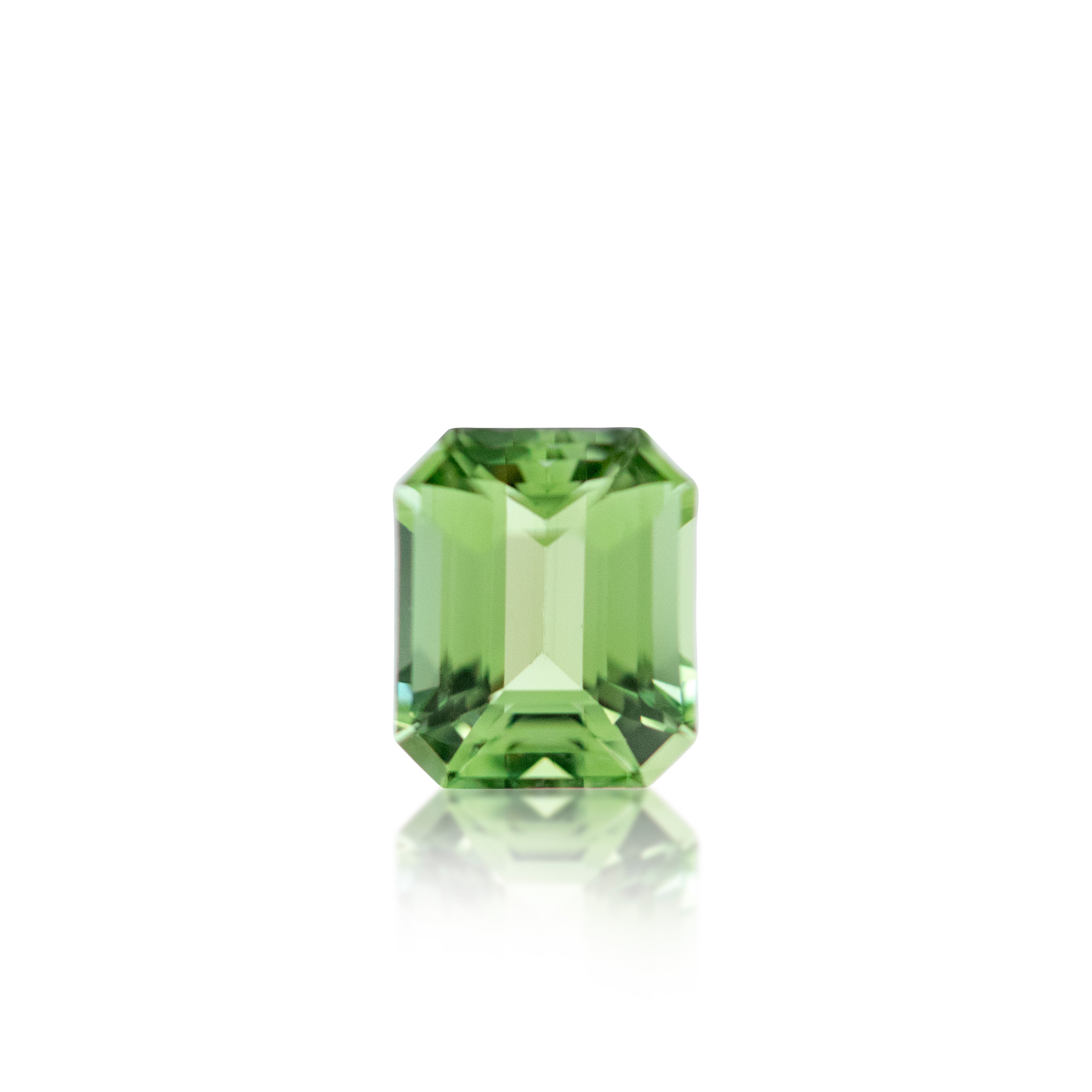 1.65ct Mint Green Emerald cut Tourmaline
