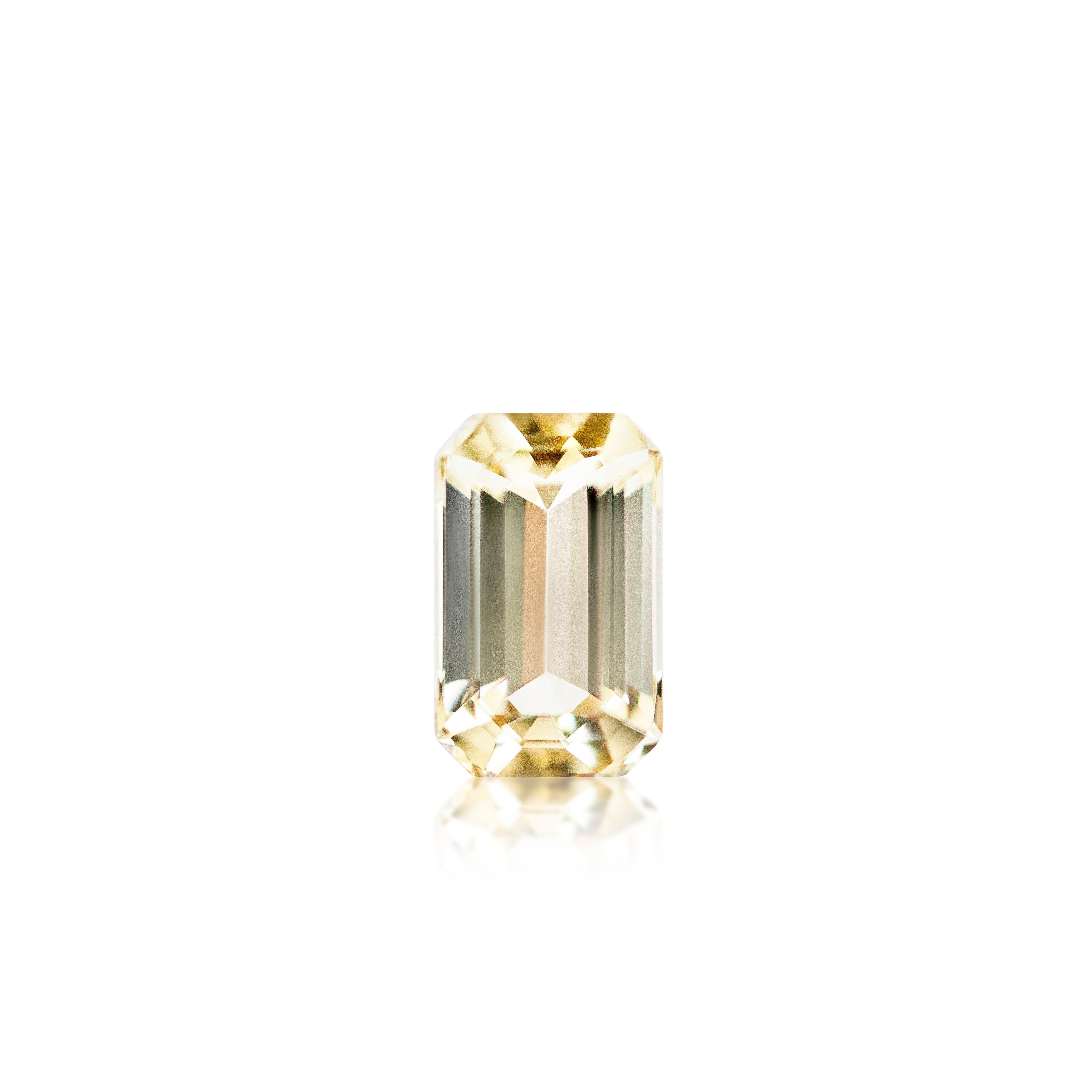 1.90ct Gold Emerald cut Tourmaline