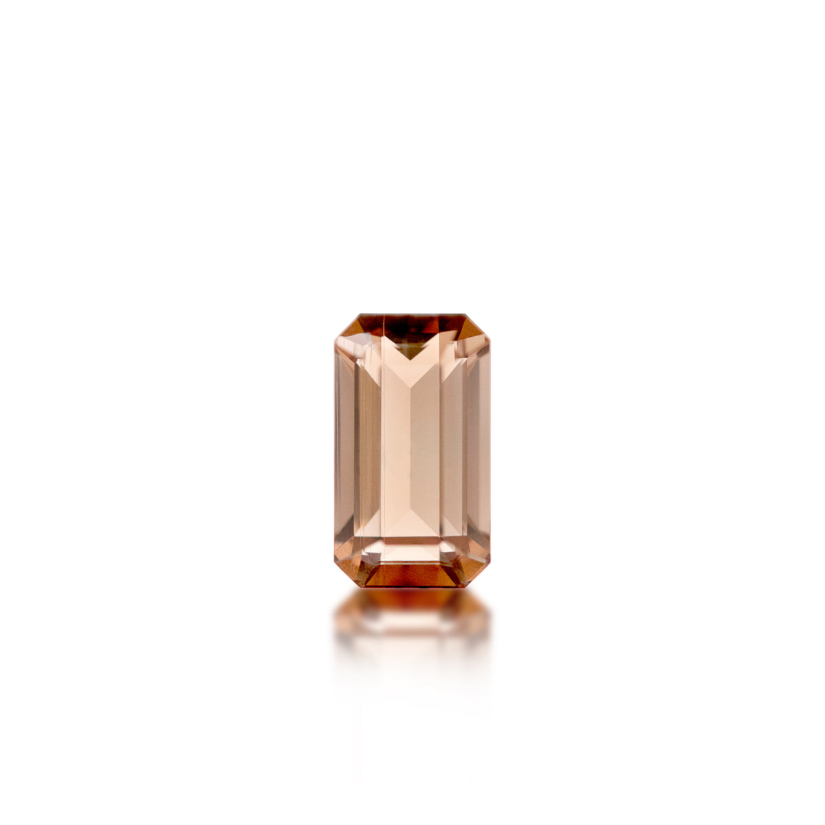 2.02ct Pinky Brown Emerald cut Tourmaline