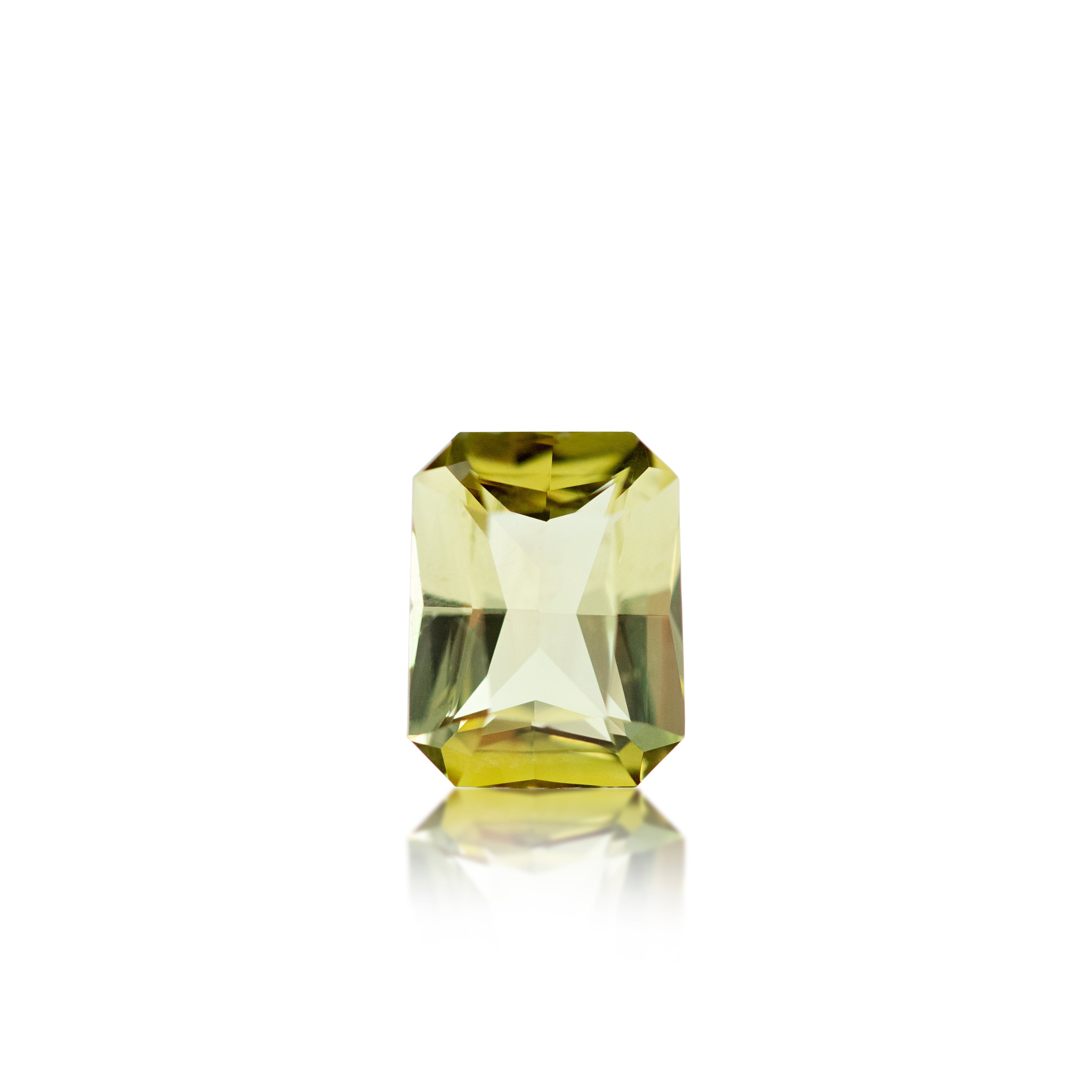 2.04ct Lime Green Radiant cut Tourmaline