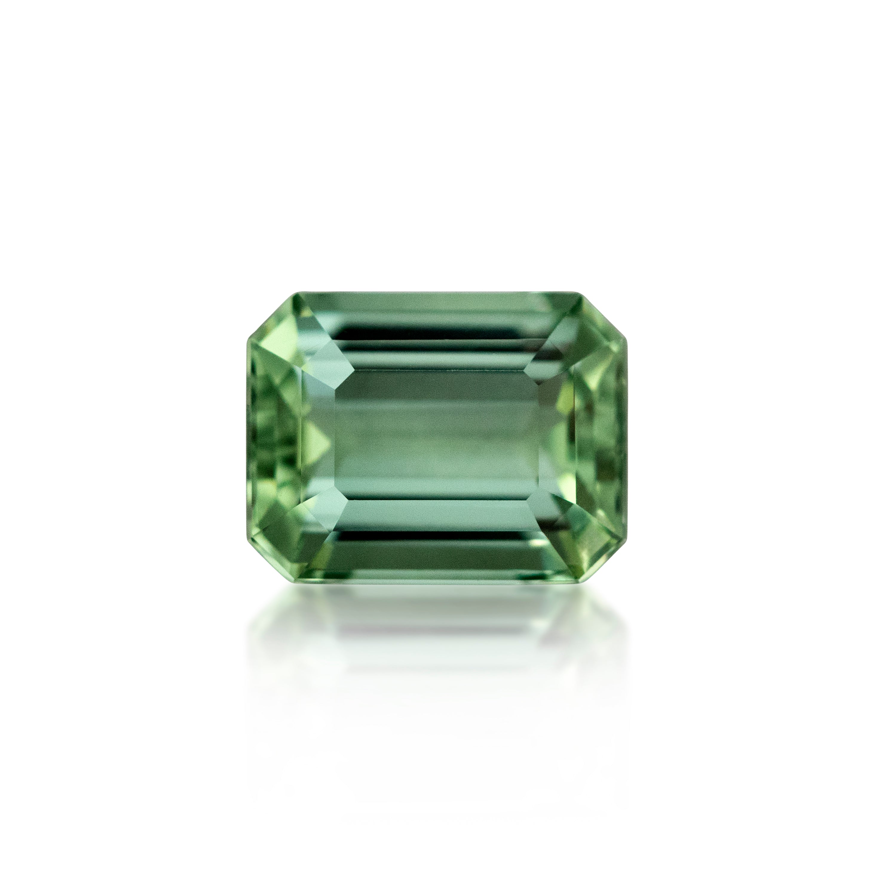 2.30 ct Emerald Cut Mint Tourmaline