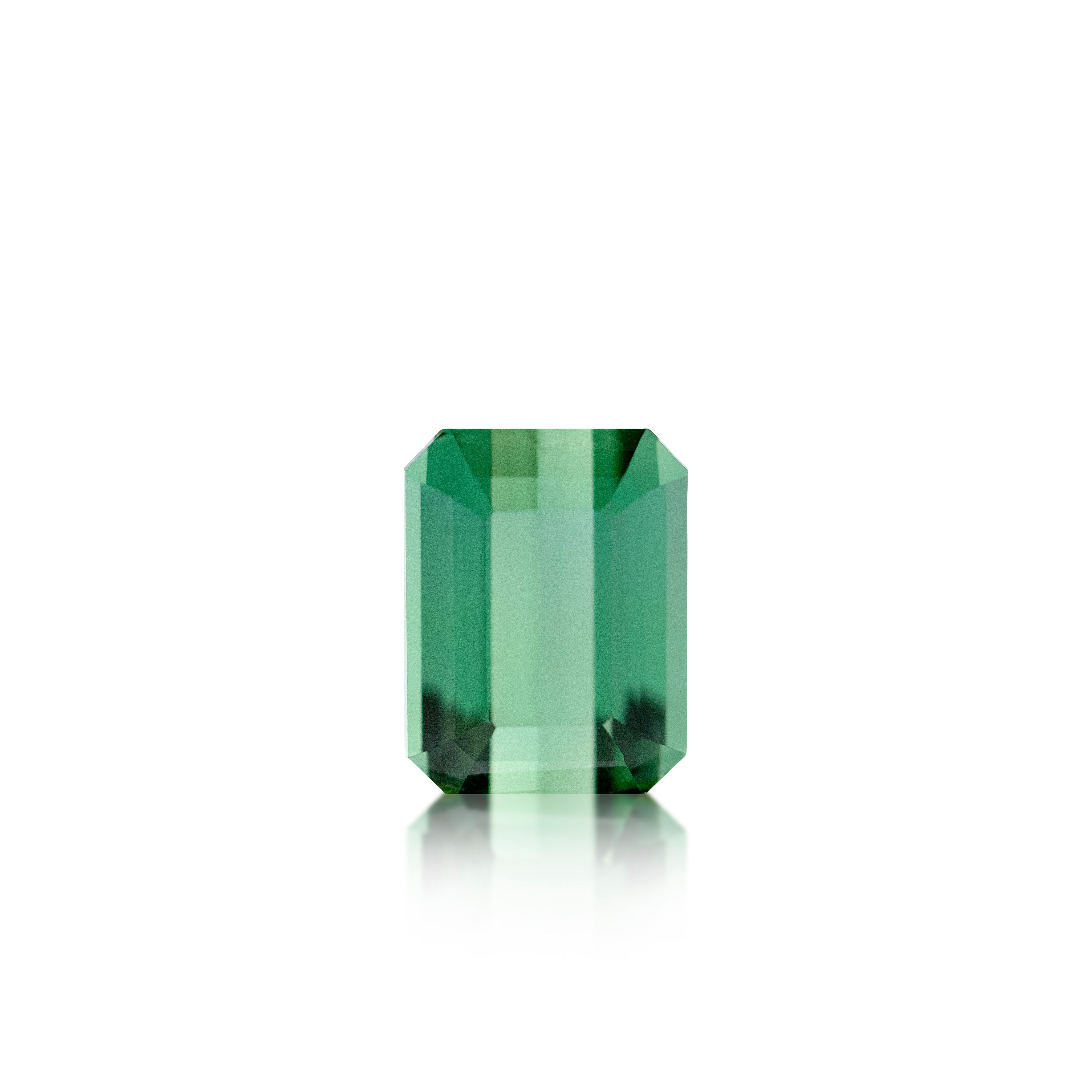 2.90ct Deep Green Emerald cut Tourmaline