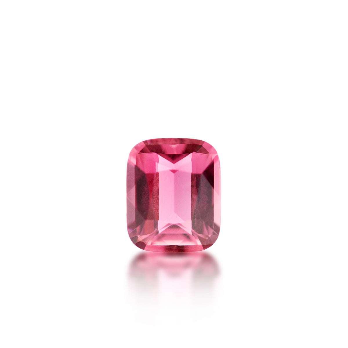 Pink/Orange Tourmaline — 5.28 ct Cushion | Loose Tourmaline