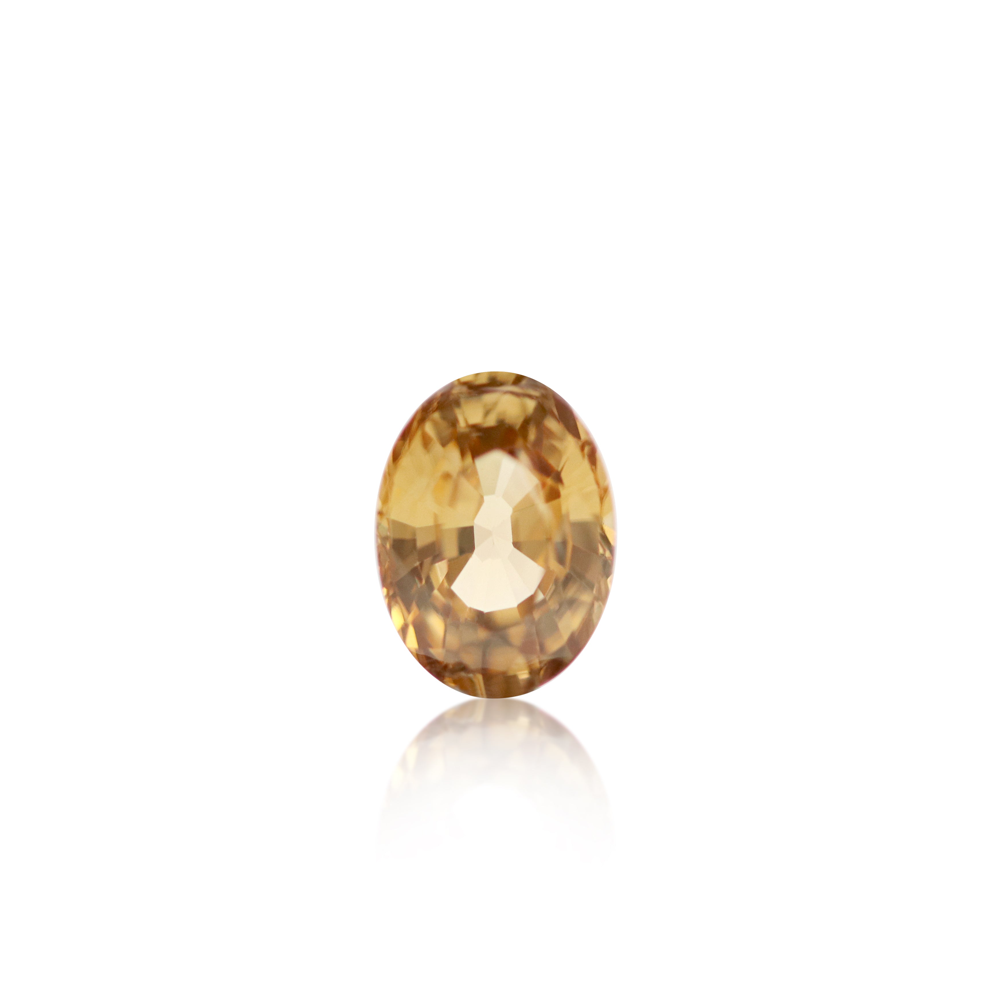 1.40 ct Oval Cut Yellow Zircon