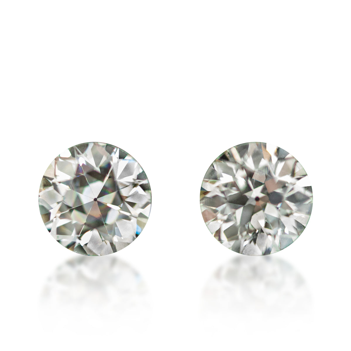 Antique Old Euro Cut Diamond 2 = 1.25 ct E/F VS
