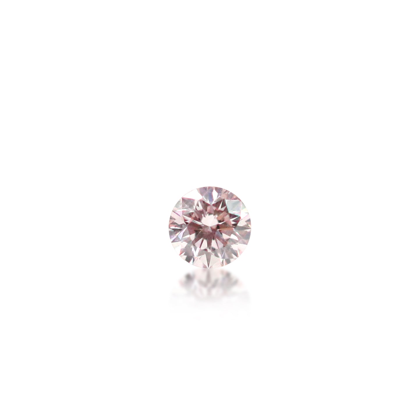 0.035ct Argyle Pink Round Brilliant Cut 6PP