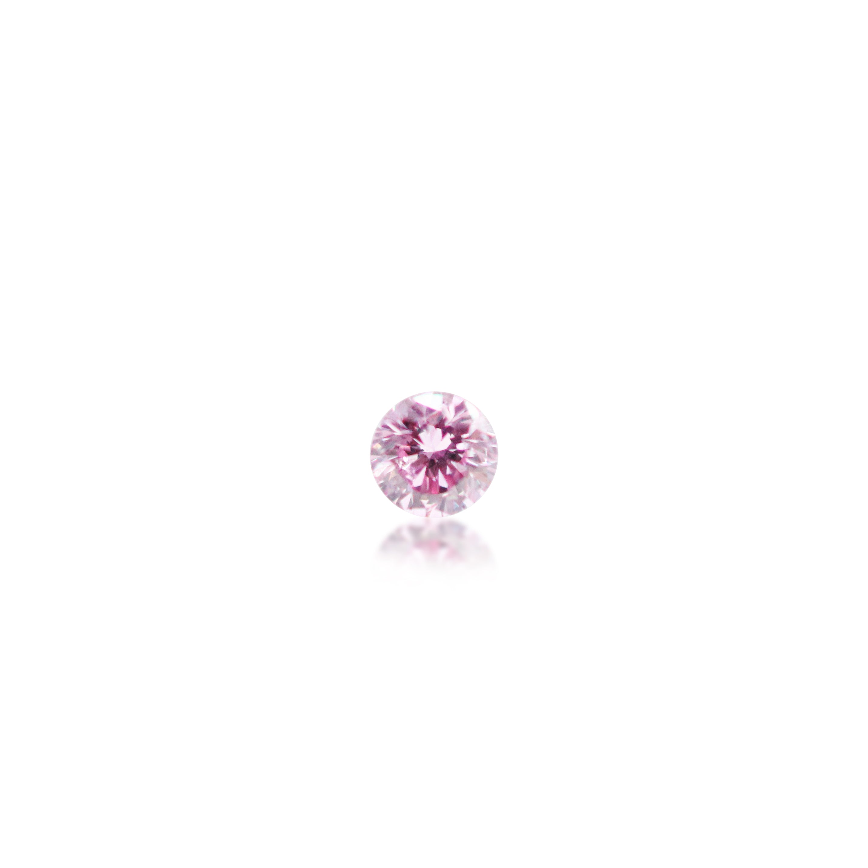 0.04ct Argyle Pink Round Brilliant Cut 6PP