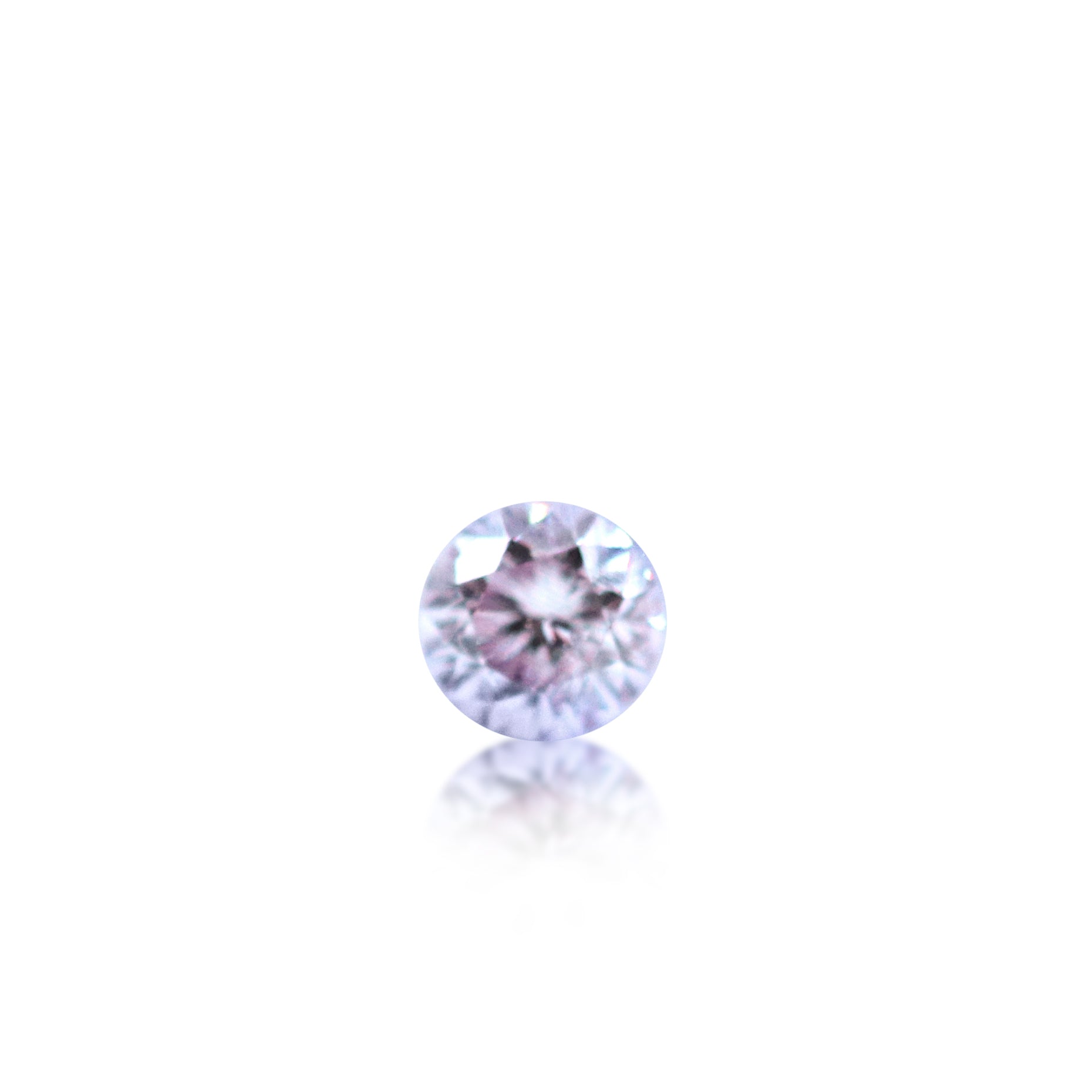 0.07ct Argyle Pink Round Brilliant Cut 8PP