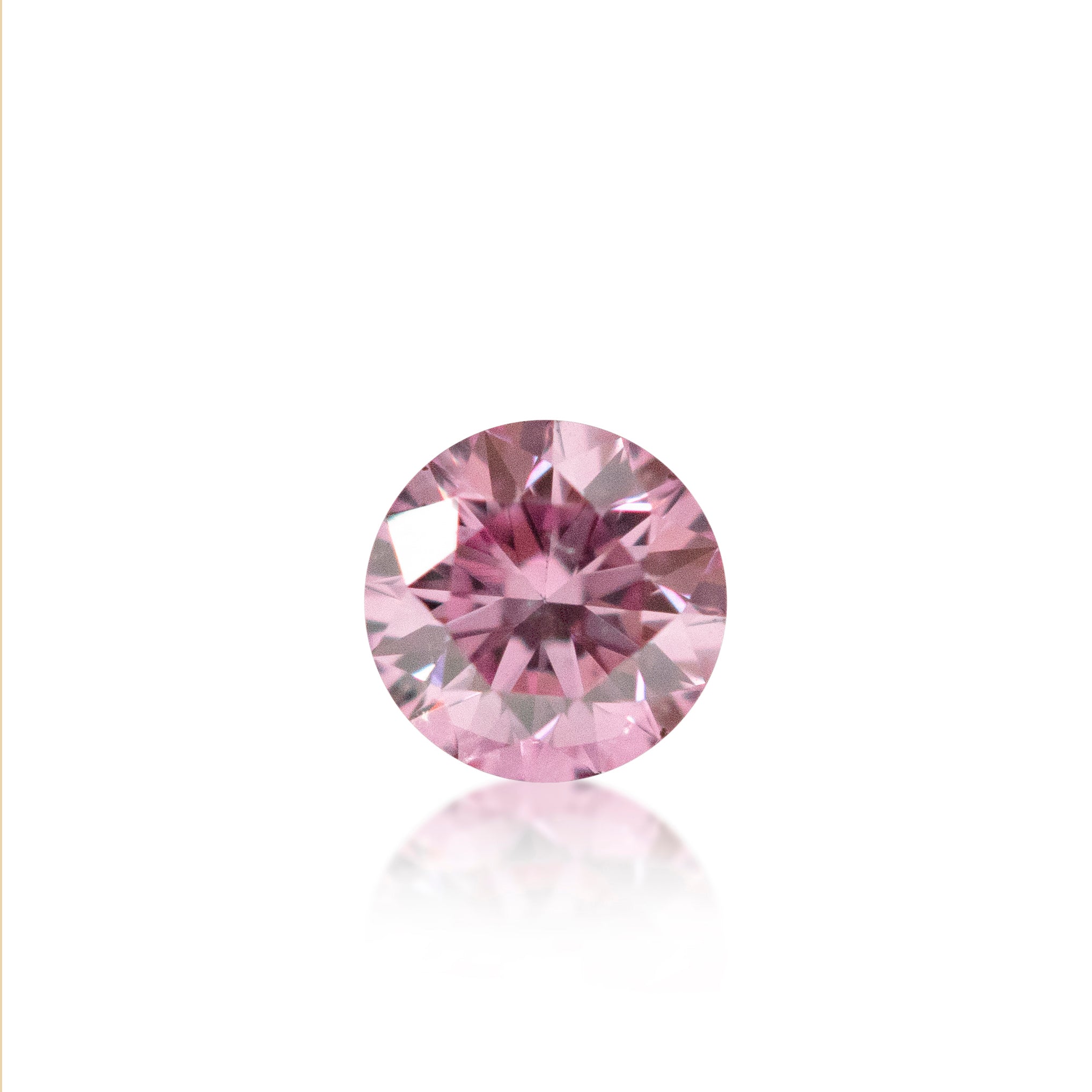 0.08ct Argyle Pink 4PP Round Brilliant Cut