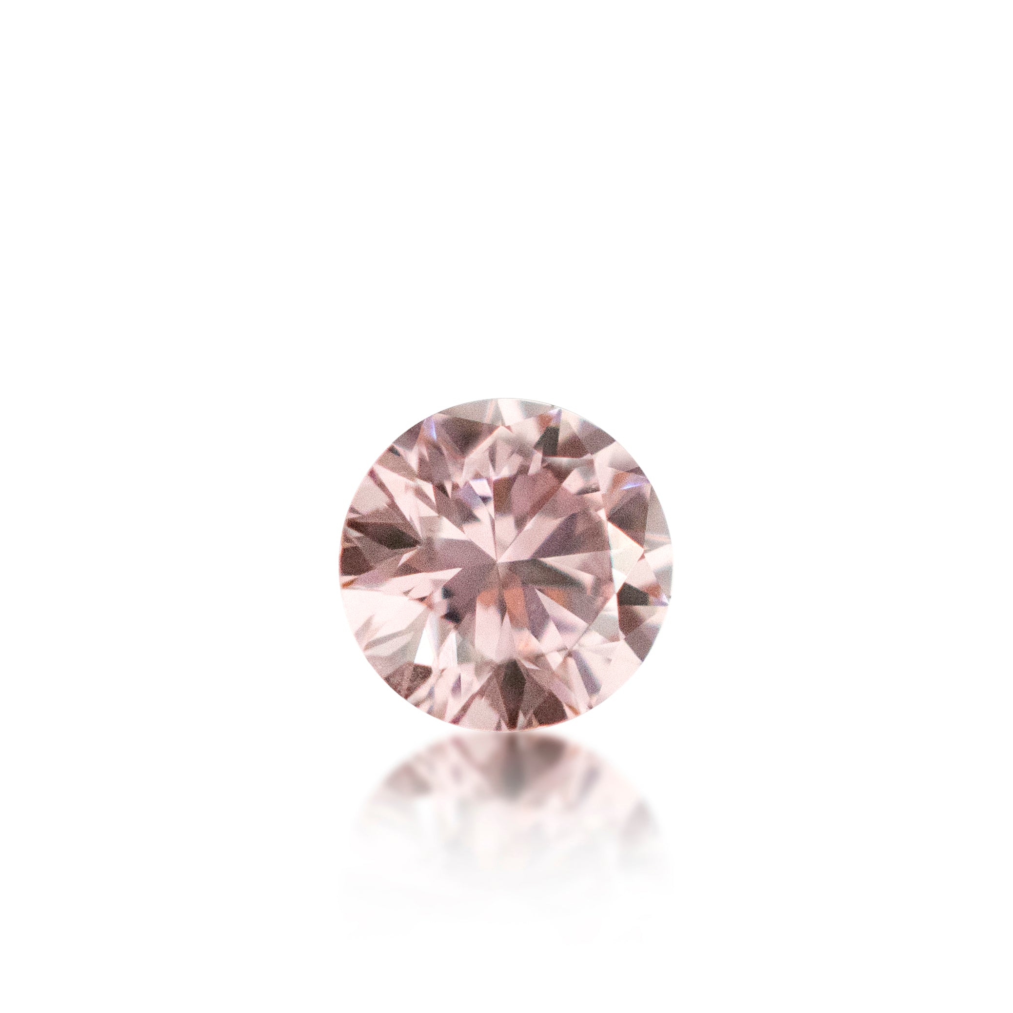 0.08ct Argyle Pink 6P Round Brilliant Cut