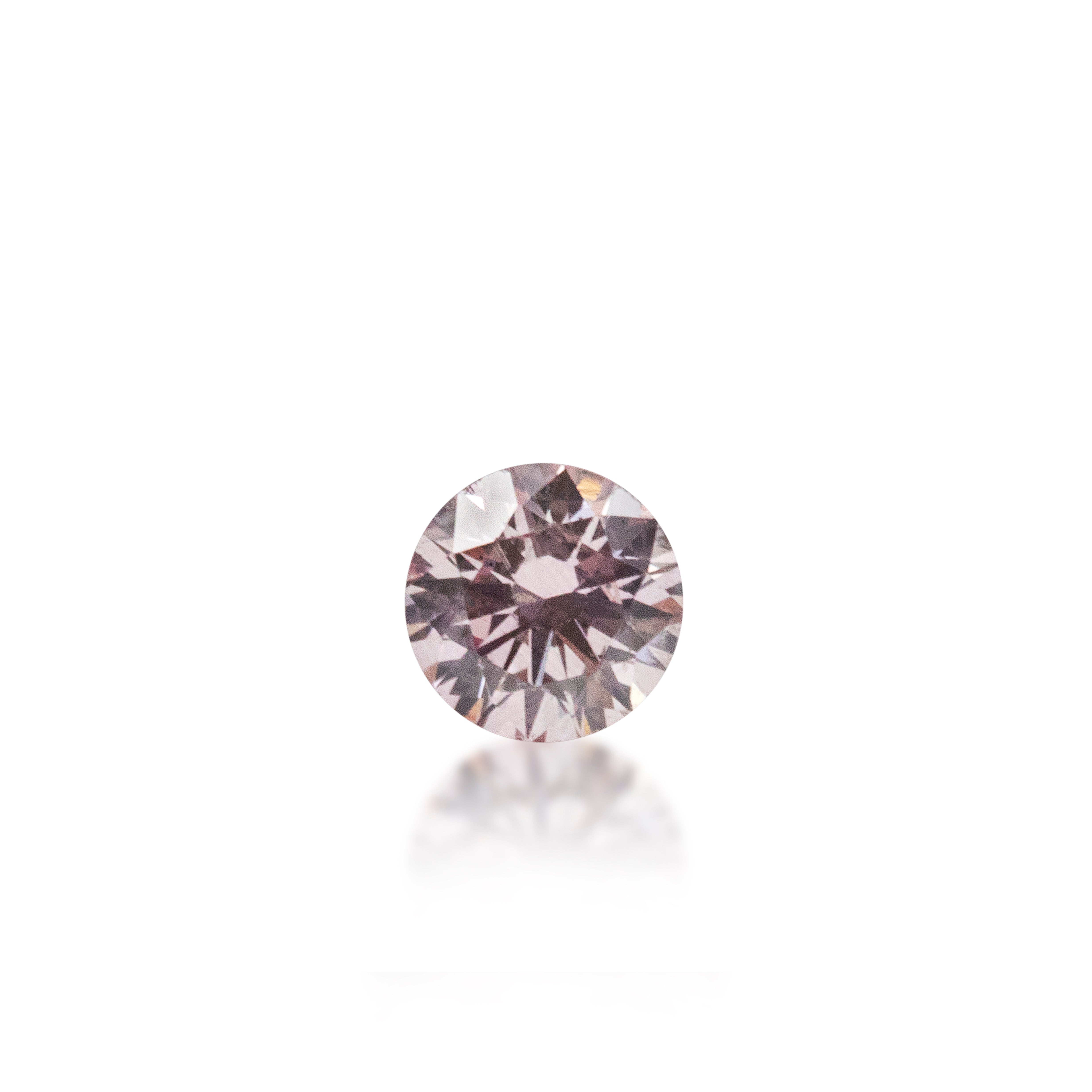 0.08 ct Round Brilliant Cut Argyle Certified Pnk Diamond