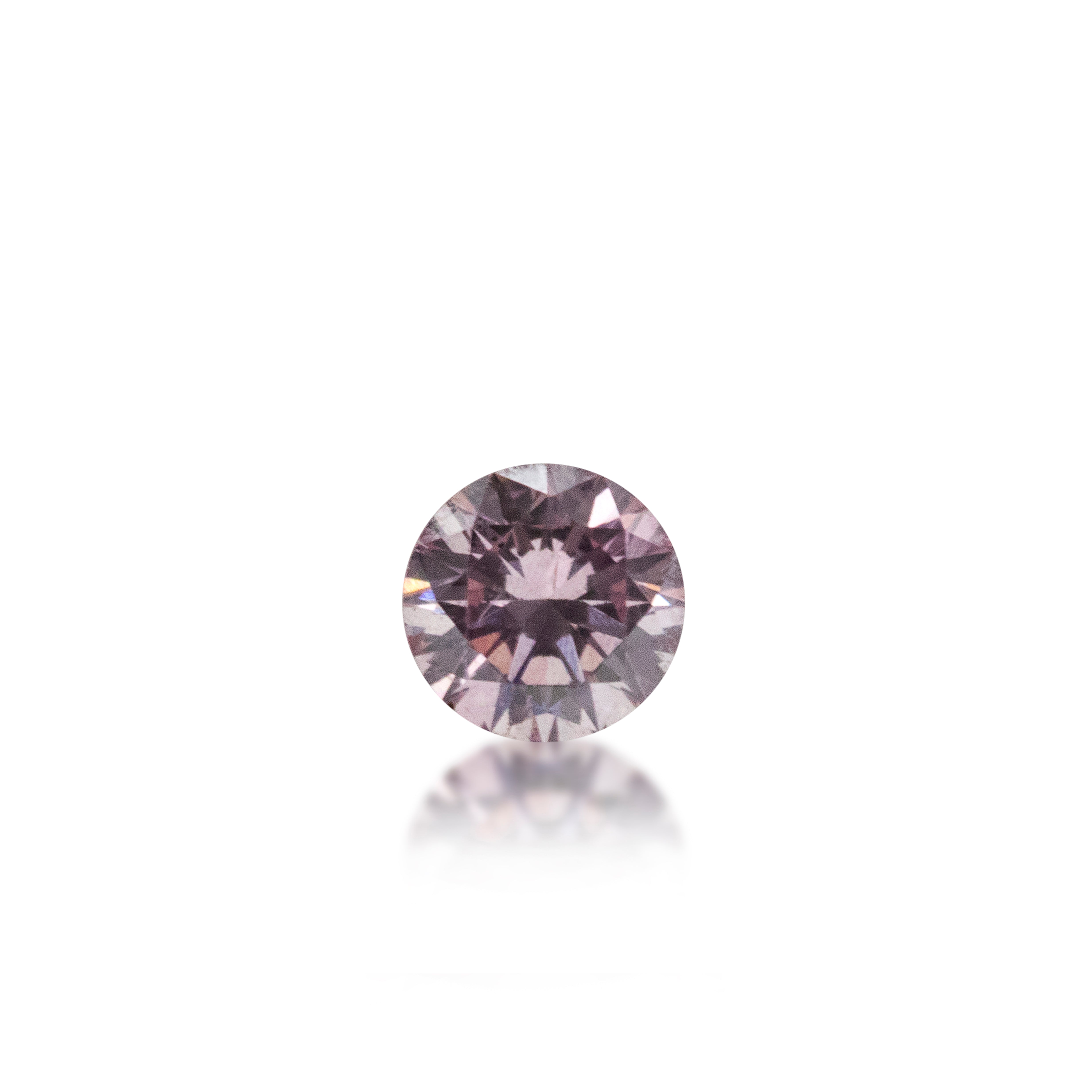 0.08 ct Round Brilliant Cut Argyle Certified Pnk Diamond