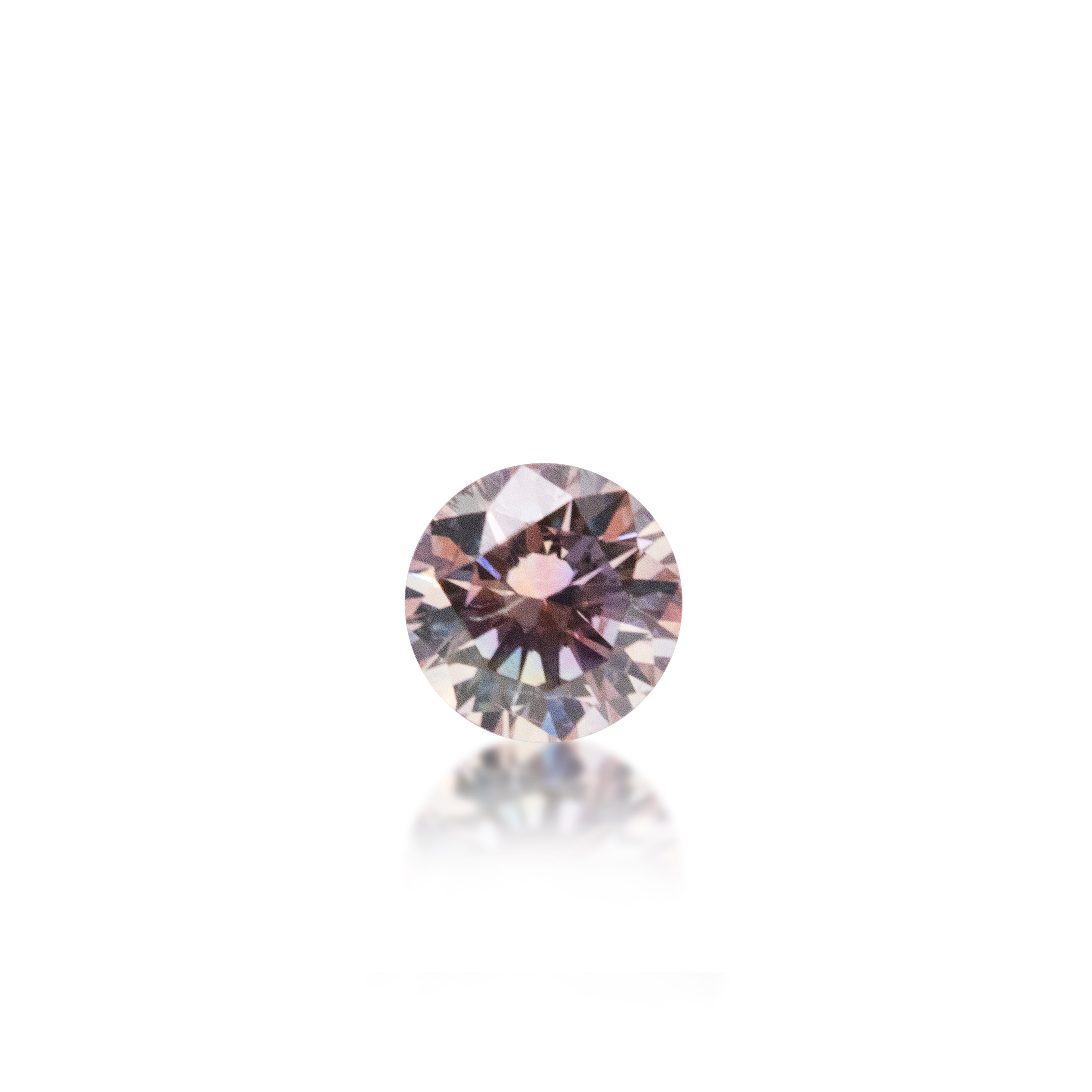 0.08 ct Round Brilliant Cut Argyle Certified Pnk Diamond