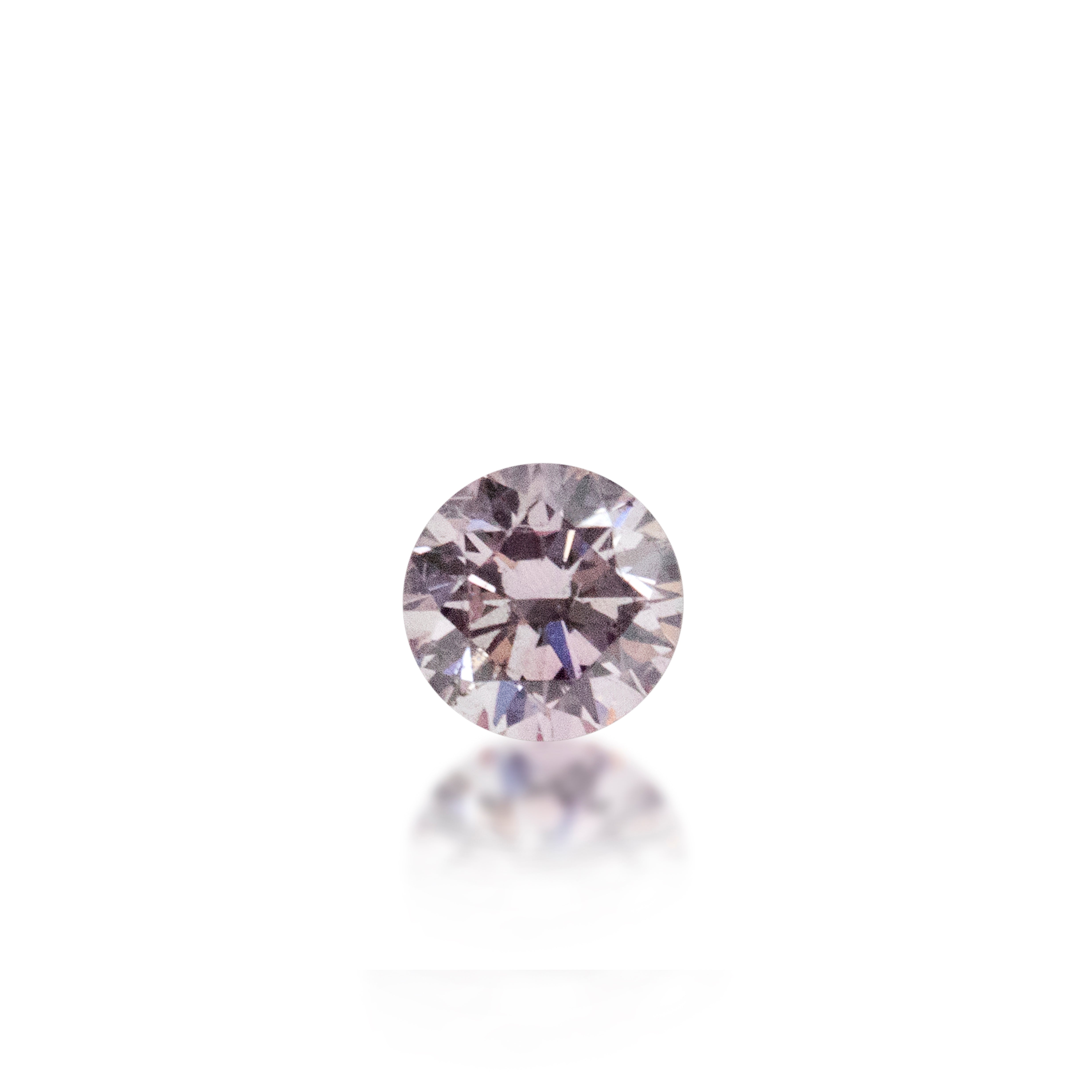 0.08 ct Round Brilliant Cut 8PP Argyle Certified Pink Diamond