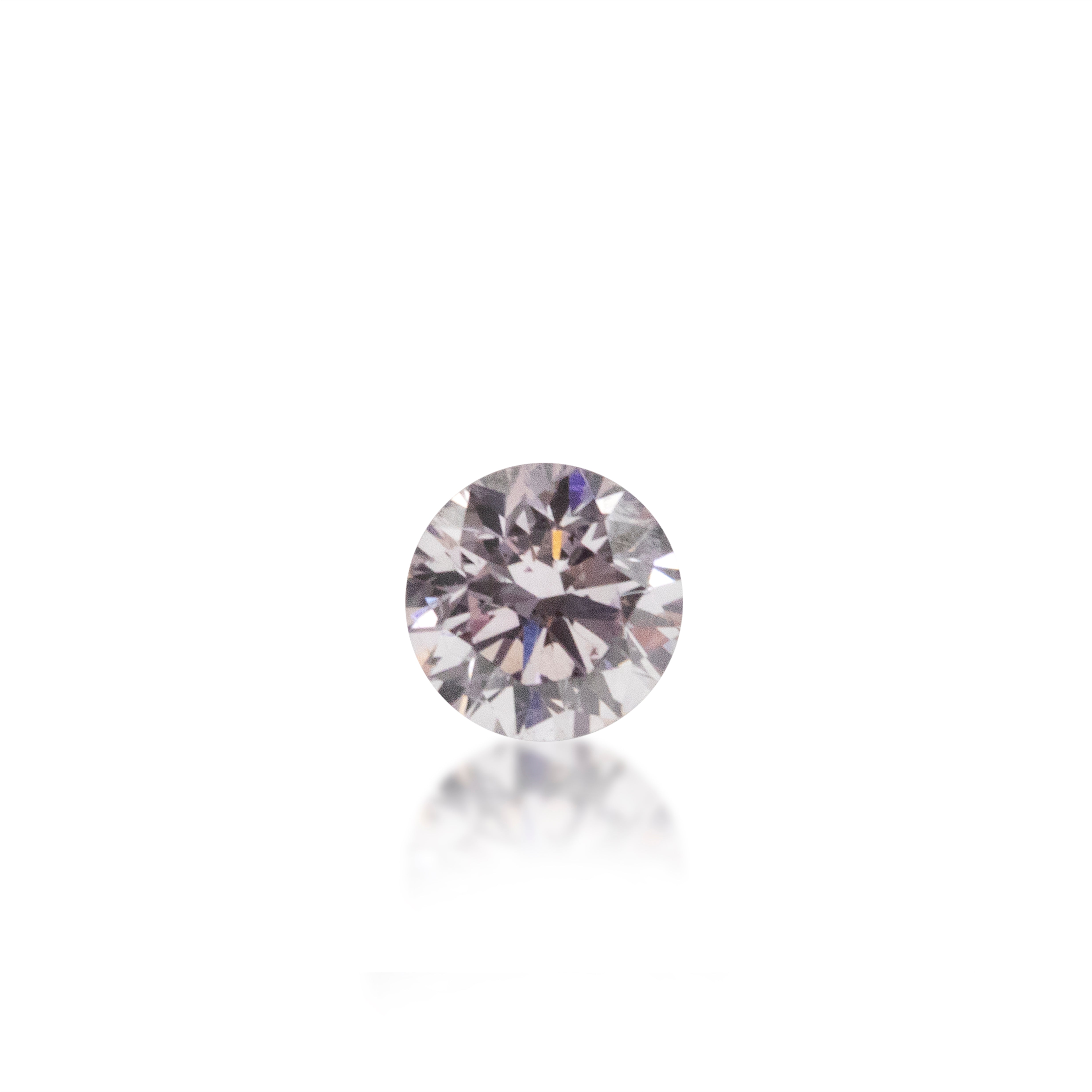 0.08 ct Round Brilliant Cut 8PP Argyle Certified Pink Diamond