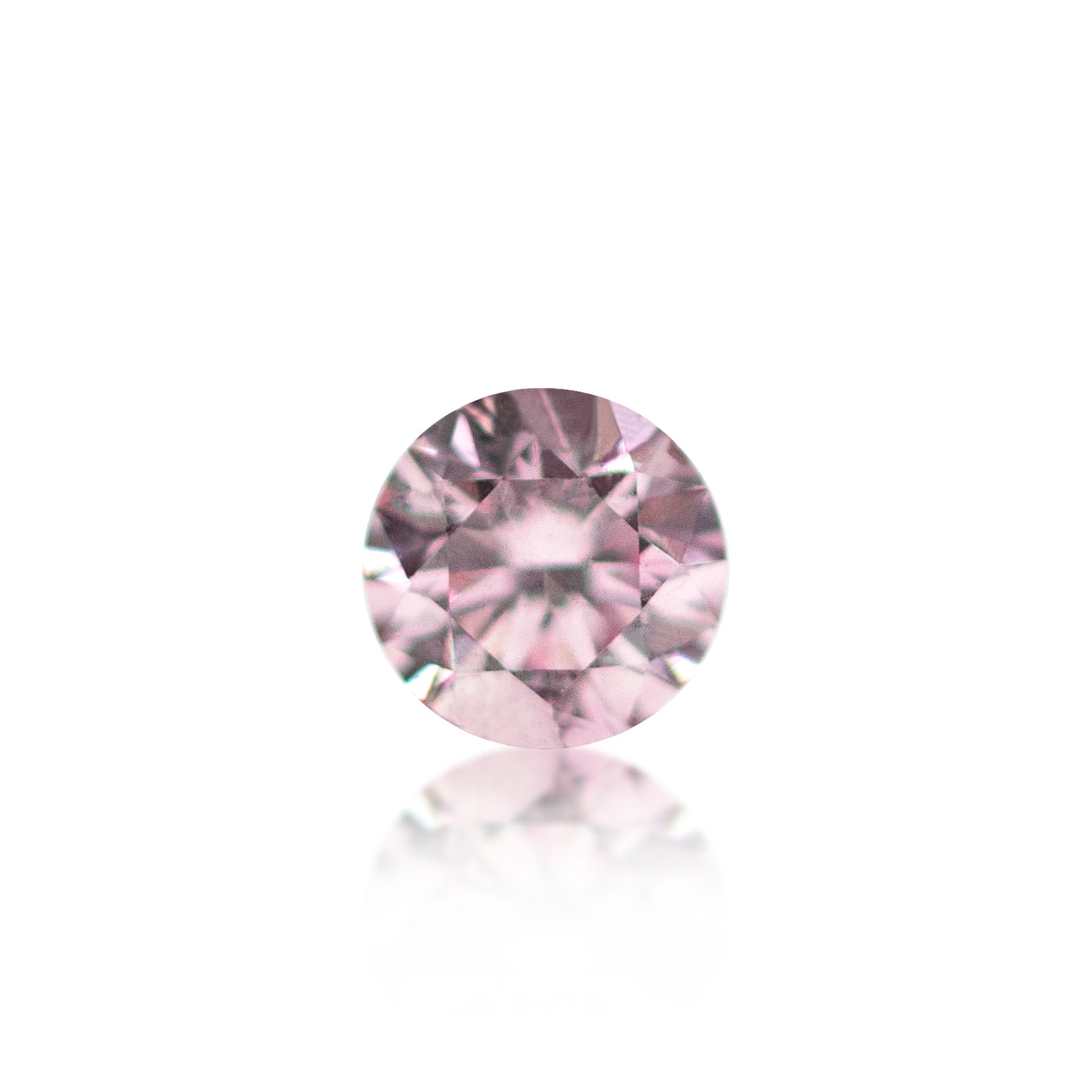 0.09 ct Argyle Pink Round Brilliant Cut 6P