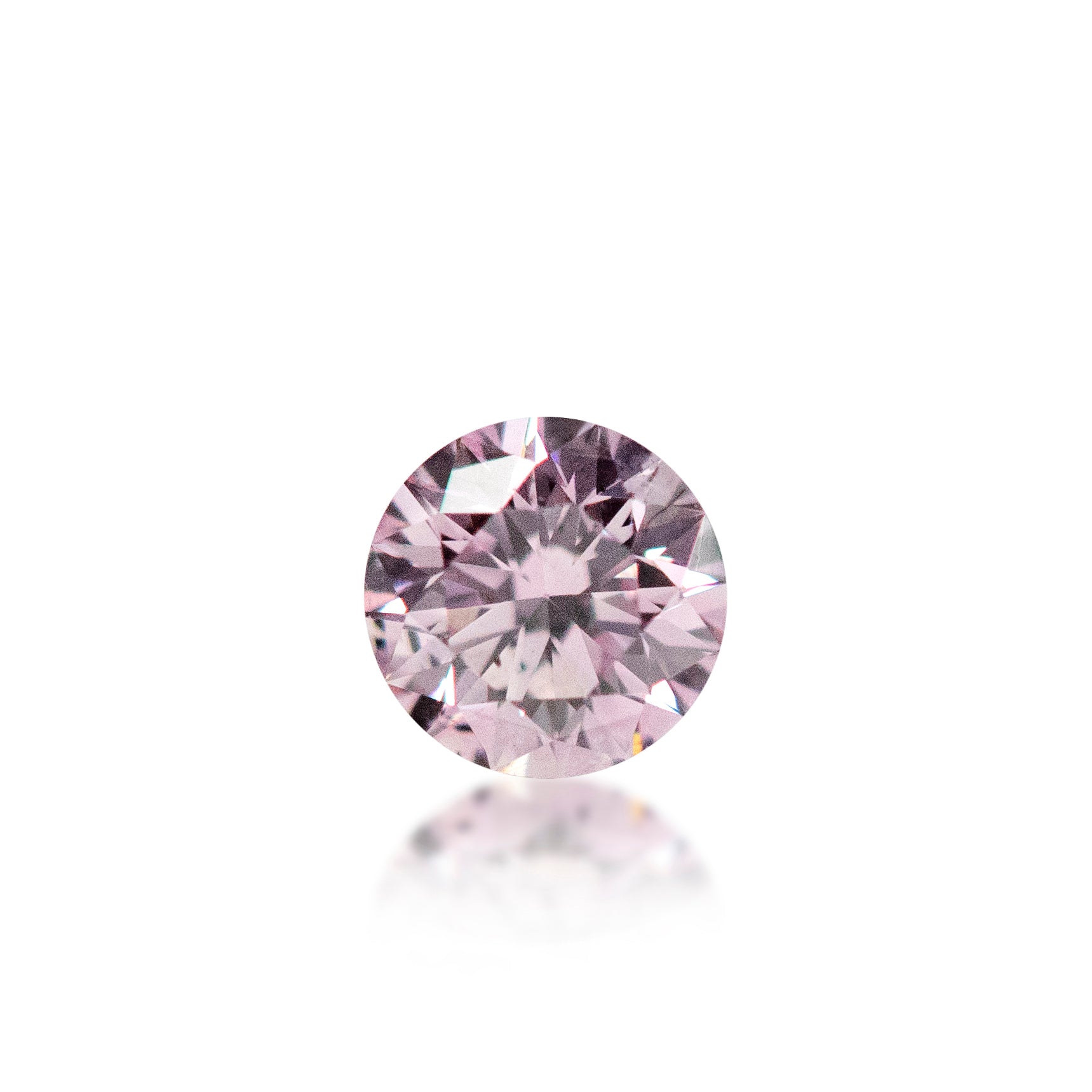 0.09ct Argyle Pink 6PP Round Brilliant Cut