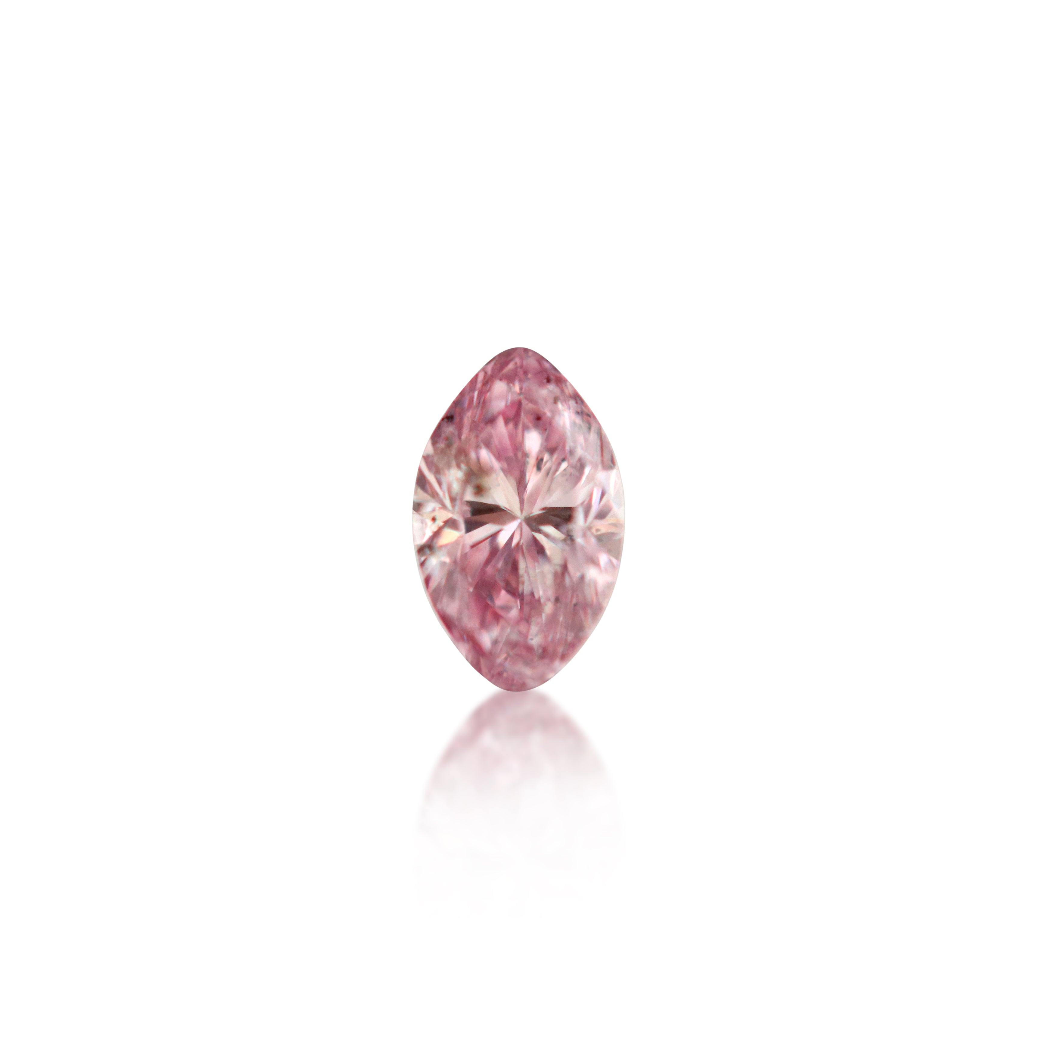 0.17 ct Fancy Intense Pink Marquise Cut