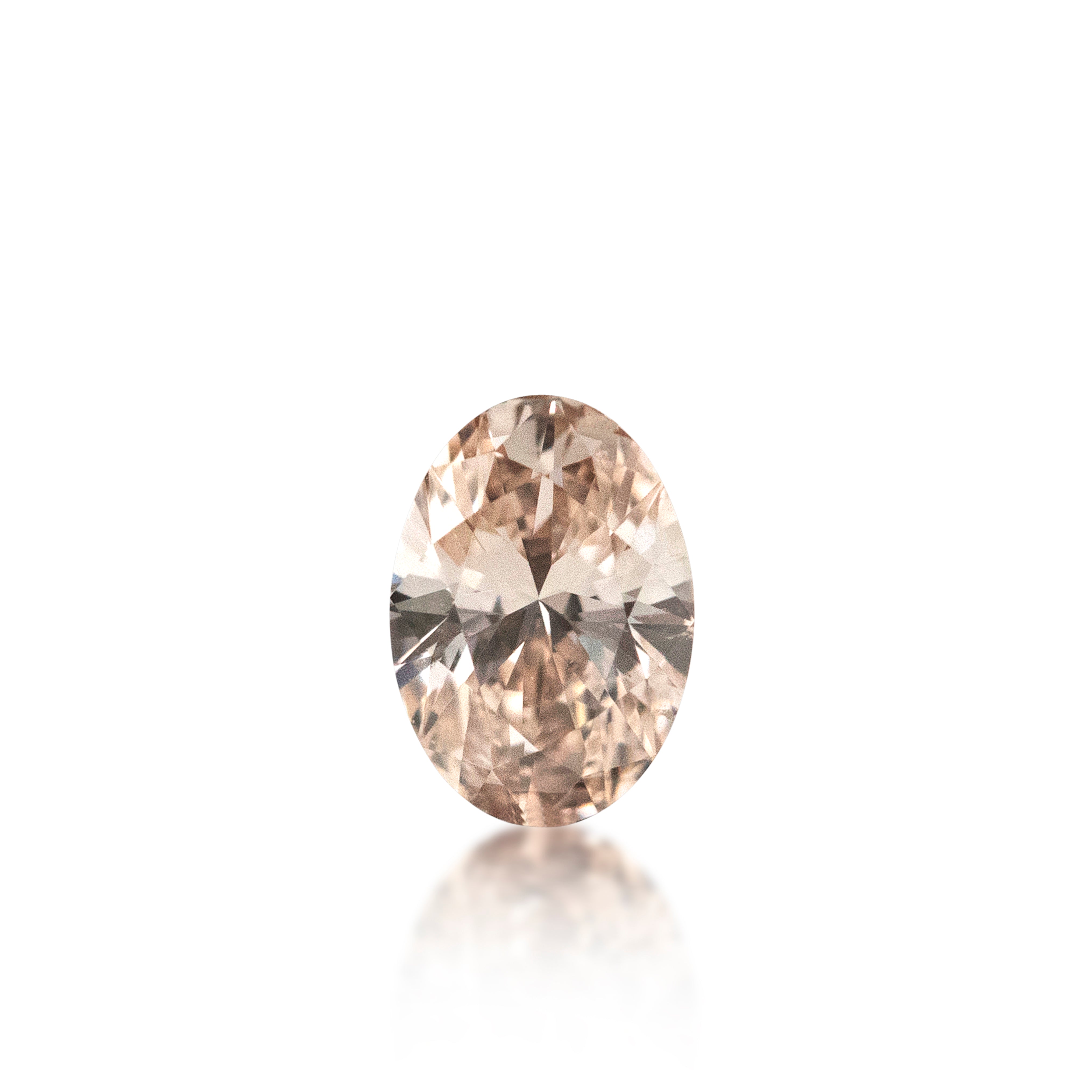 .19 carat rare Australian pink diamond, Fancy Light Pink, oval cut