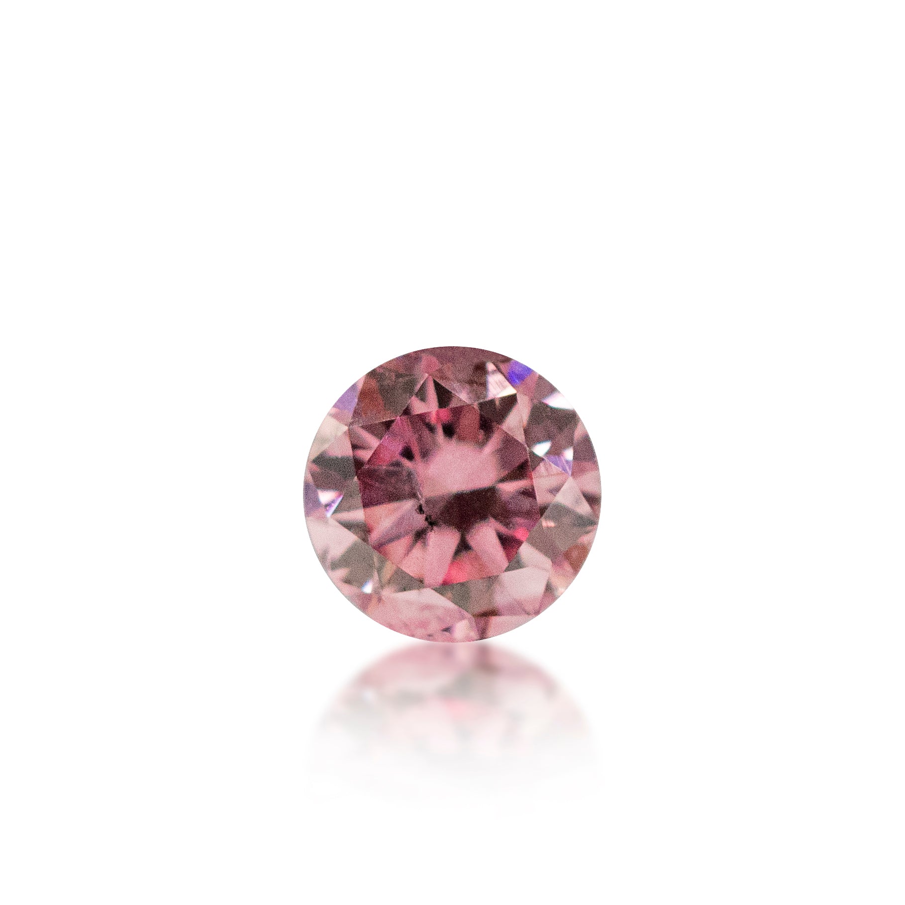 0.21ct Argyle Purplish Pink Round Brilliant Cut 4PP