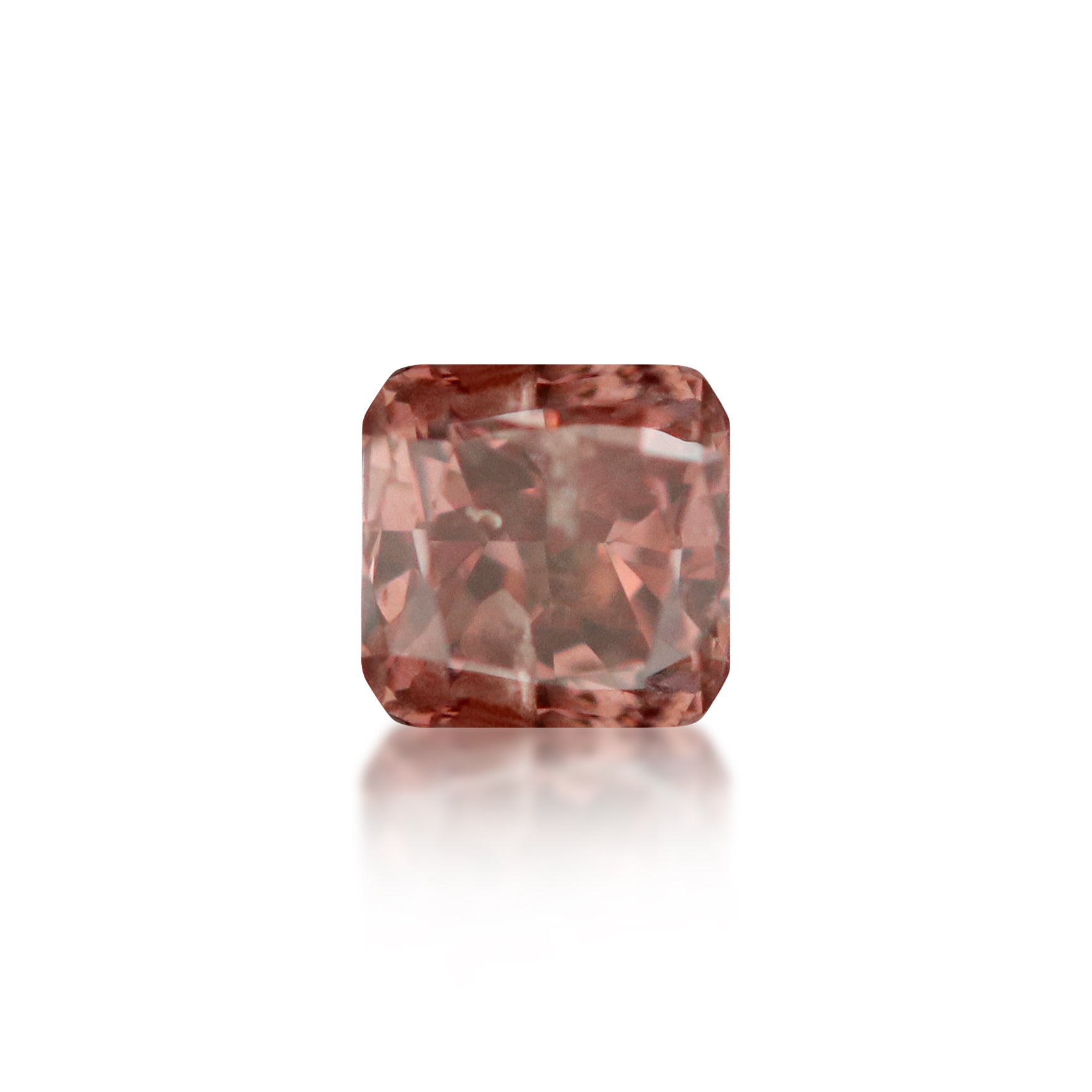 0.23 ct Cushion Cut Pinkish Brown
