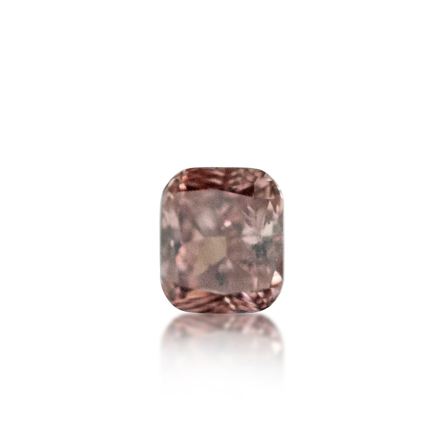 0.14ct Argyle Pinkish Brown Radiant Cut 