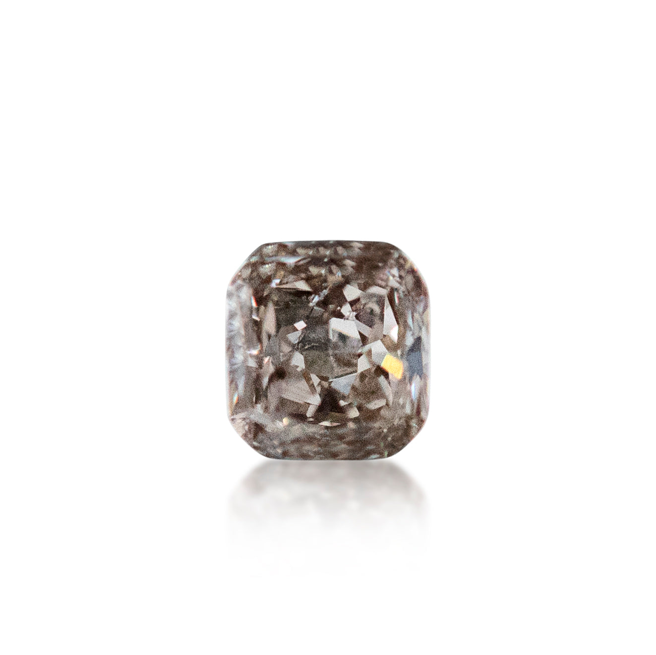 0.13ct Argyle Pinkish Brown Radiant Cut 