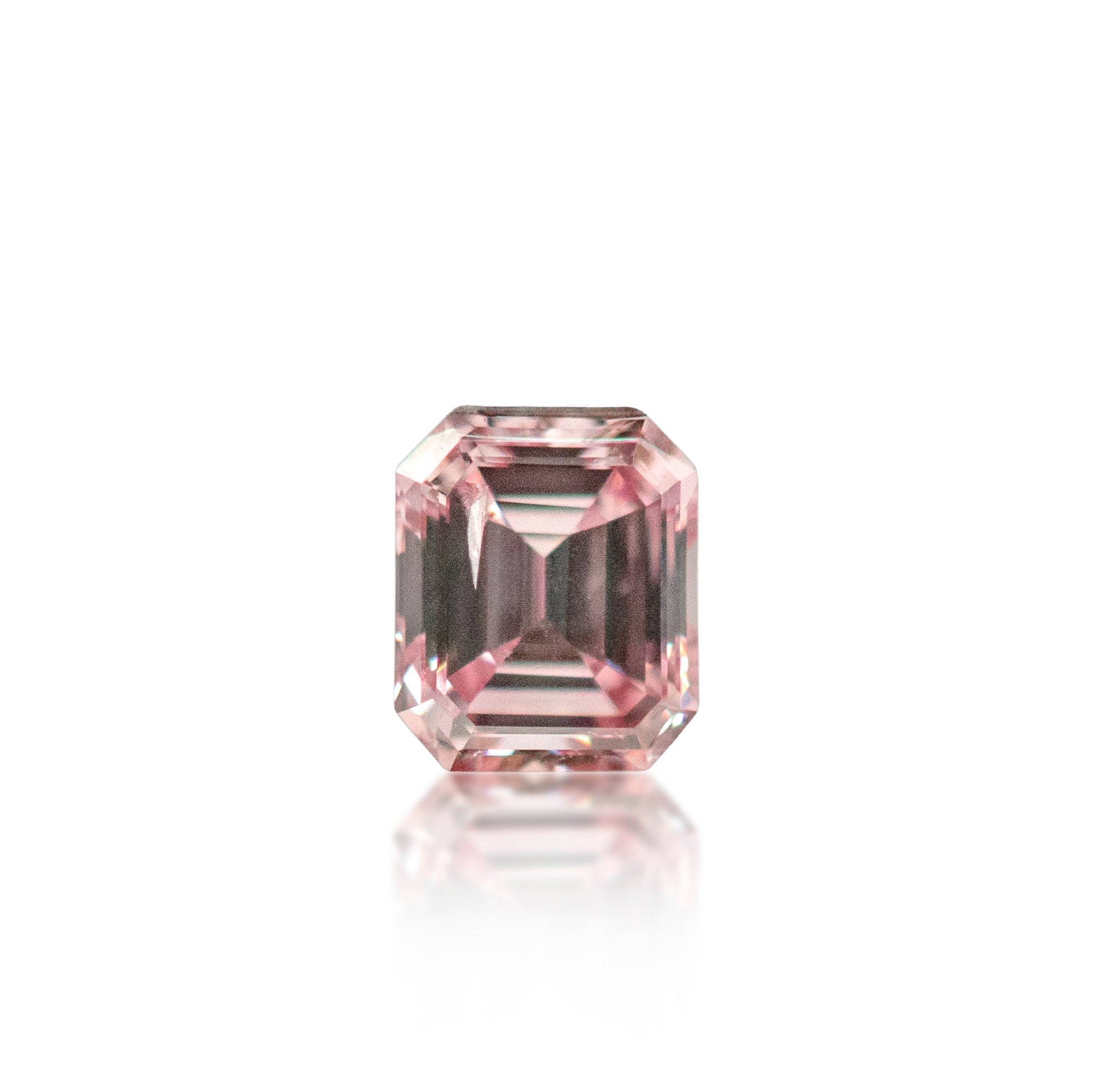 0.16ct Argyle Pink Emerald Cut 6P