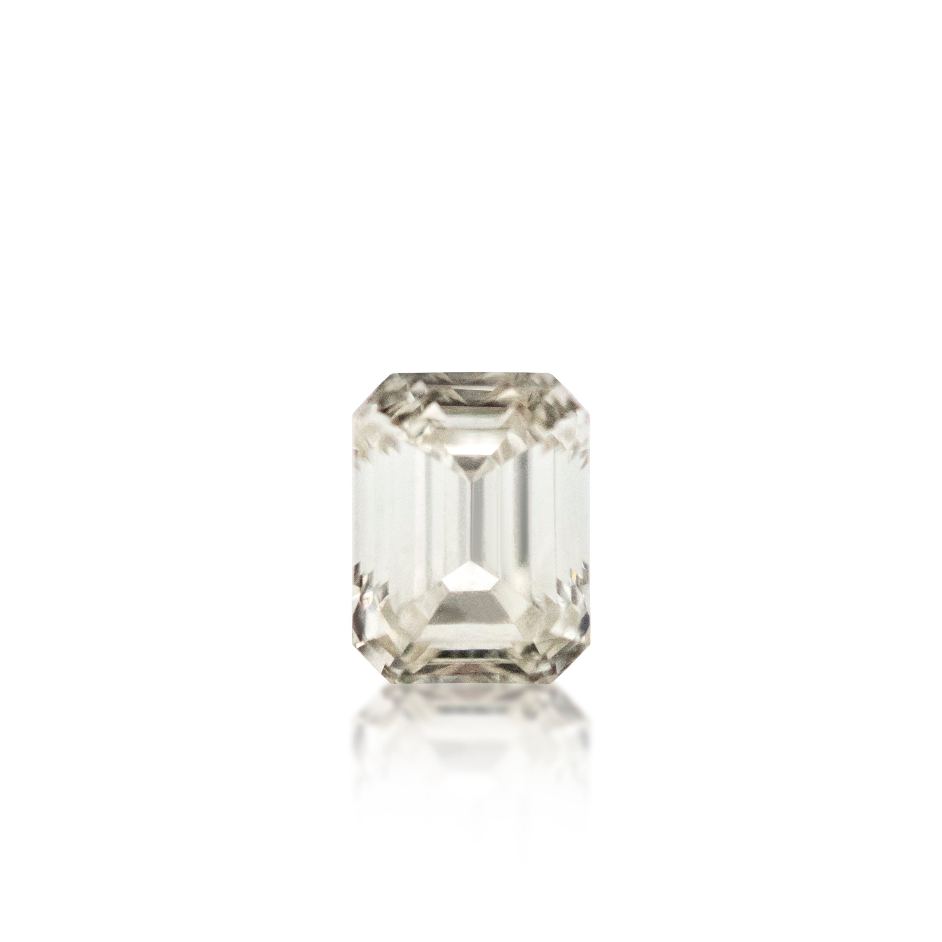 0.52 ct Argyle Warm White Diamond Emerald Cut