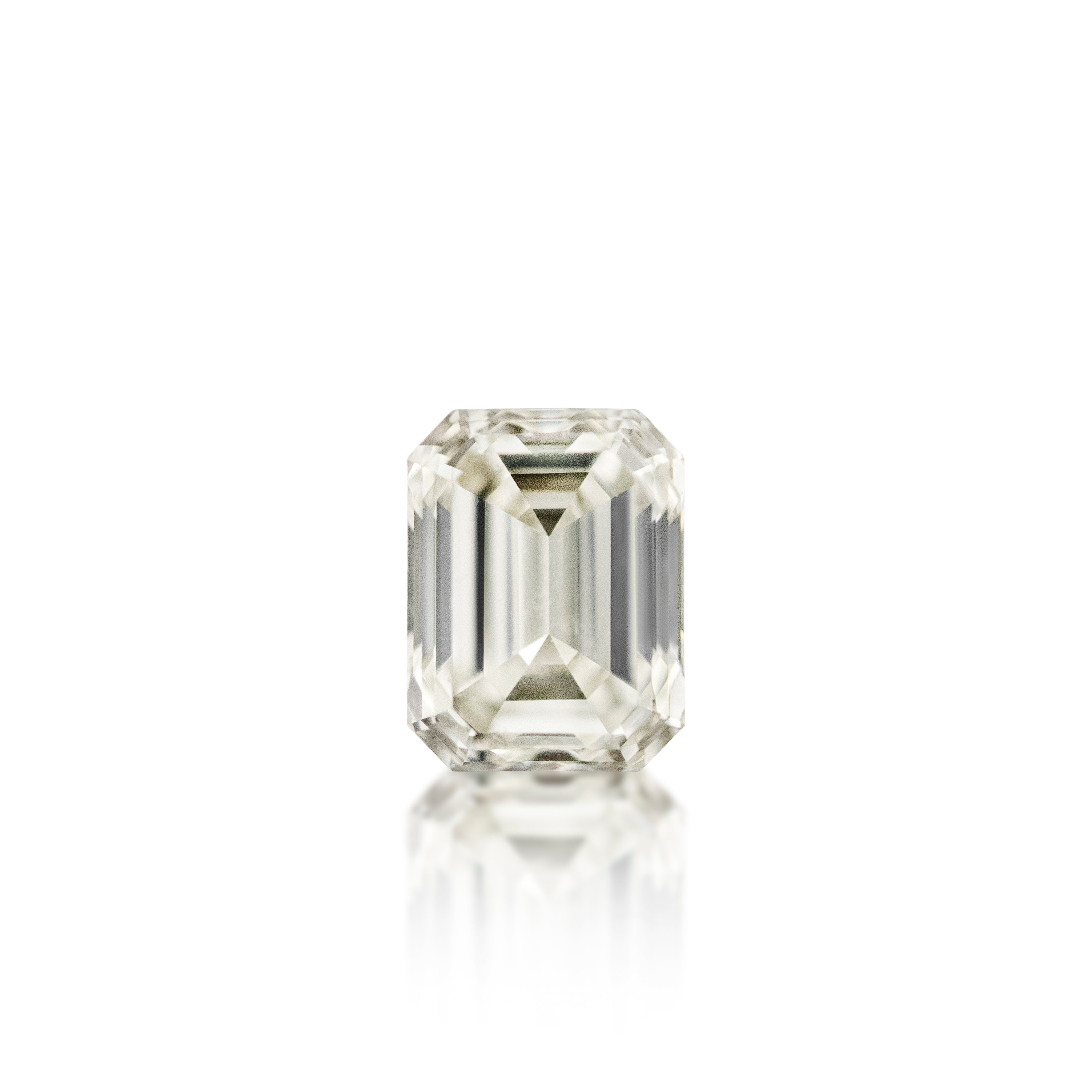 0.53ct Argyle Warm White Diamond Emerald Cut