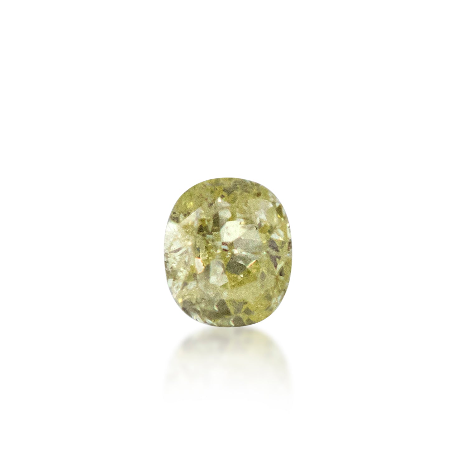 0.15ct Fancy Light Yellow Oval Cut