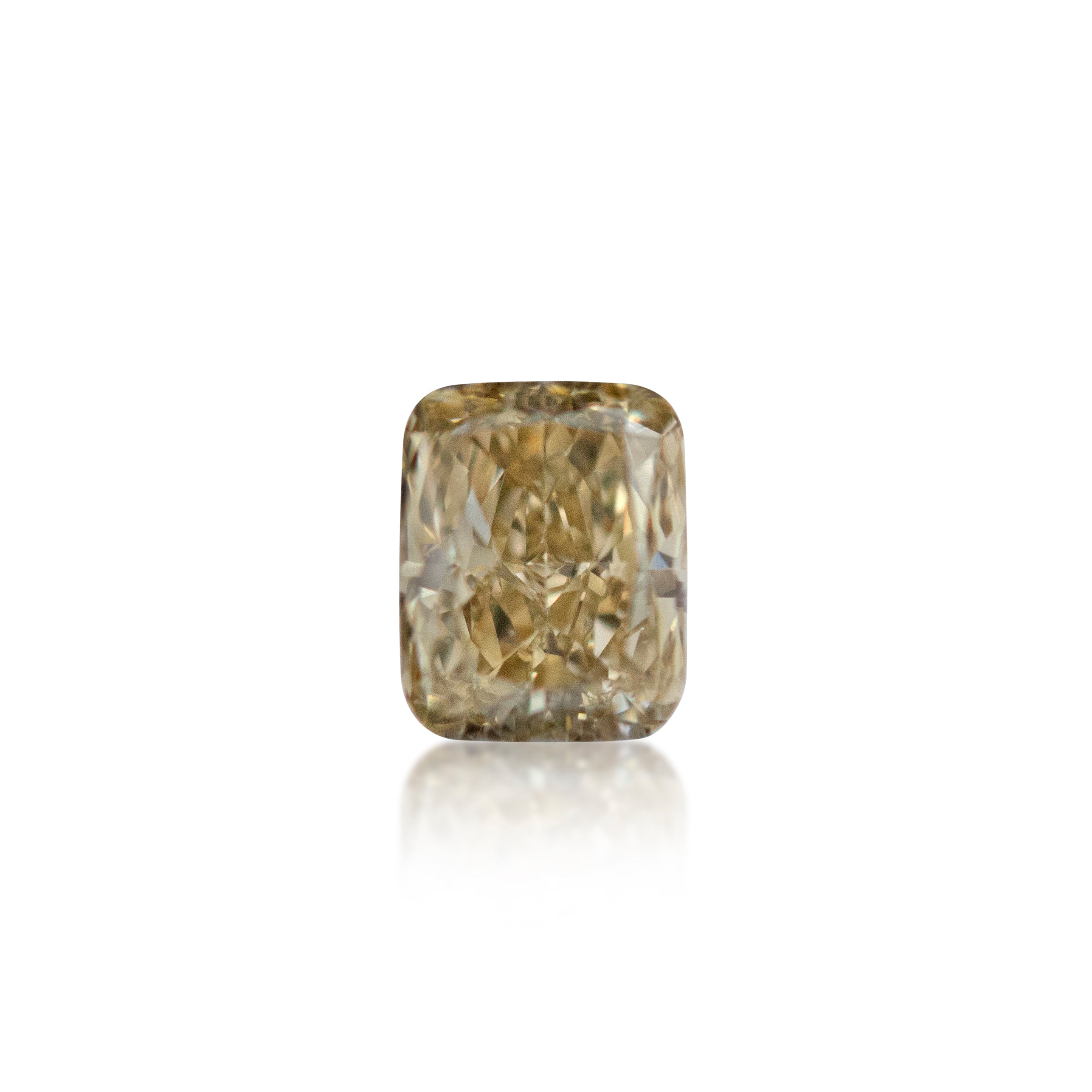 0.48 ct Cushion Cut Fancy Light Yellow