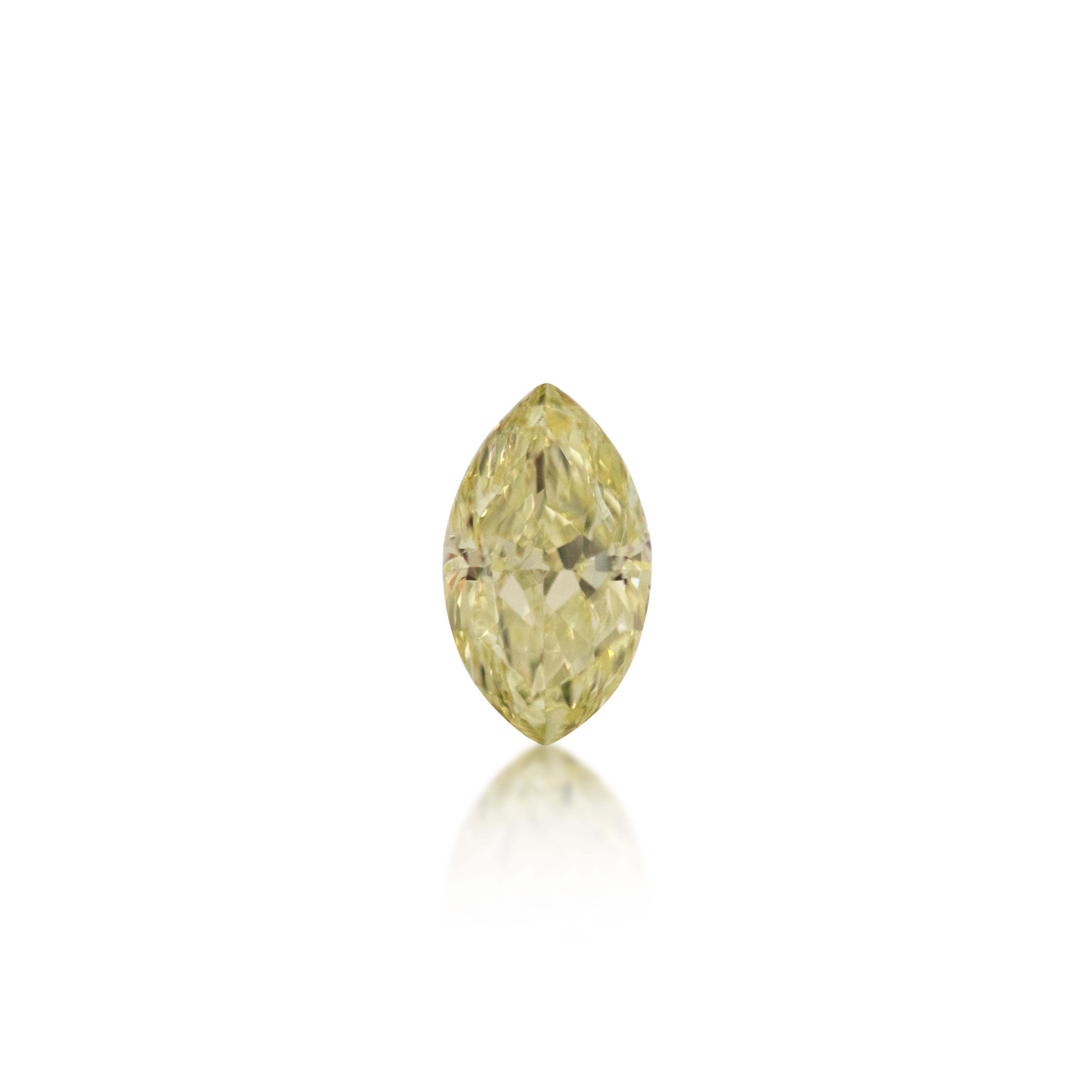 0.71 ct Marquise Cut Fancy Yellow