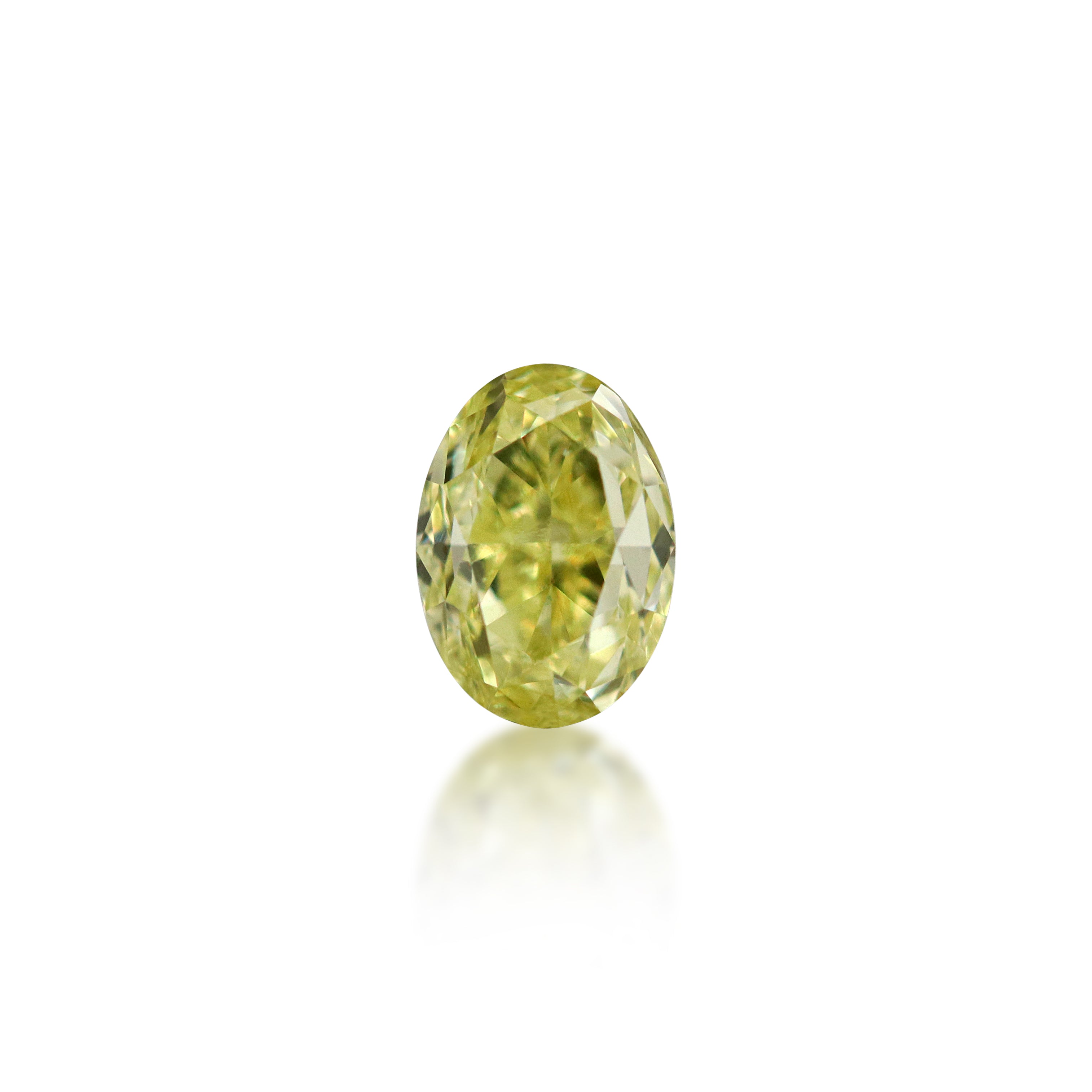1.01 ct Oval Cut Fancy Light Yellow