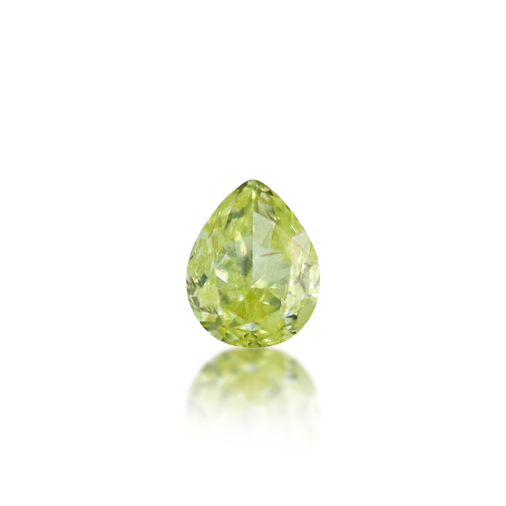 0.19 ct Pear Cut Fancy Light Yellow