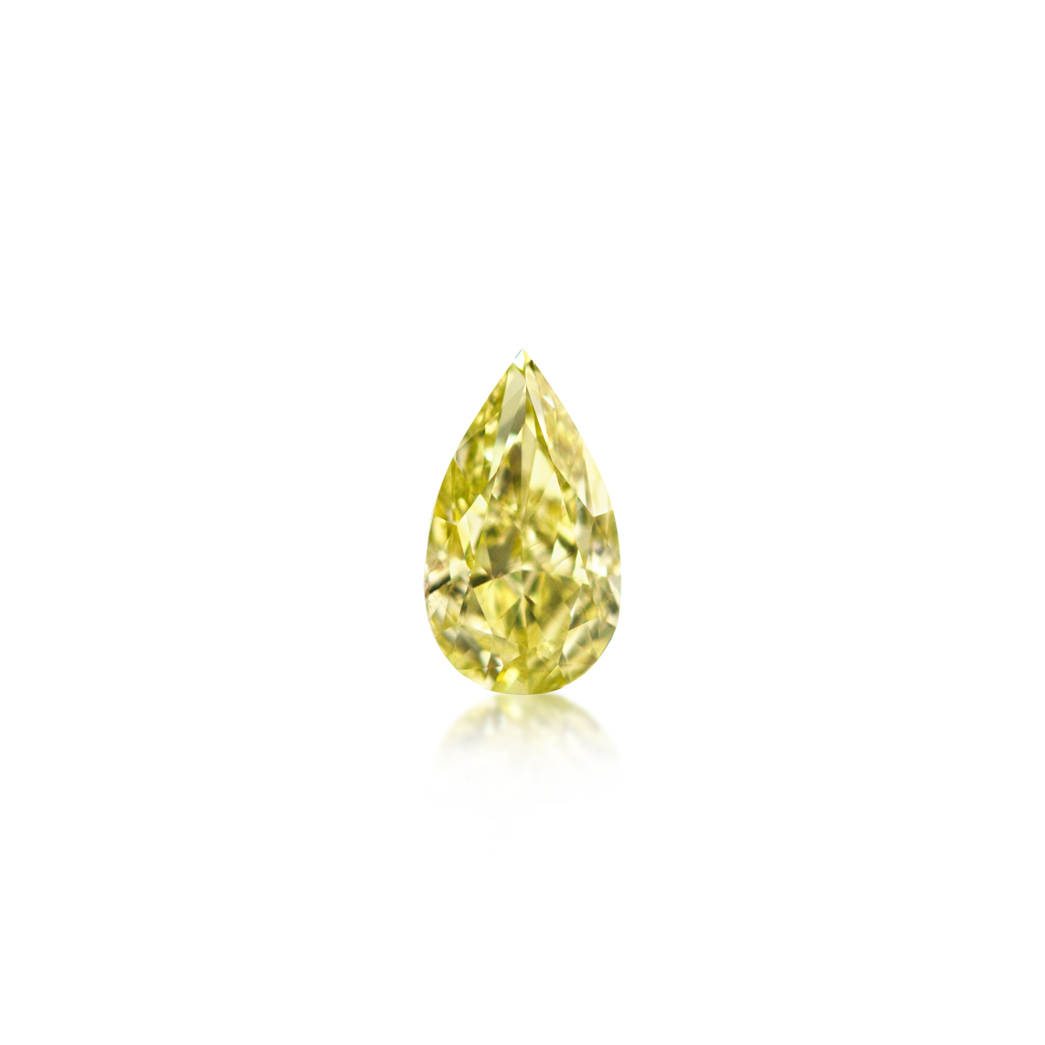 1.01 ct Pear Cut Fancy Yellow
