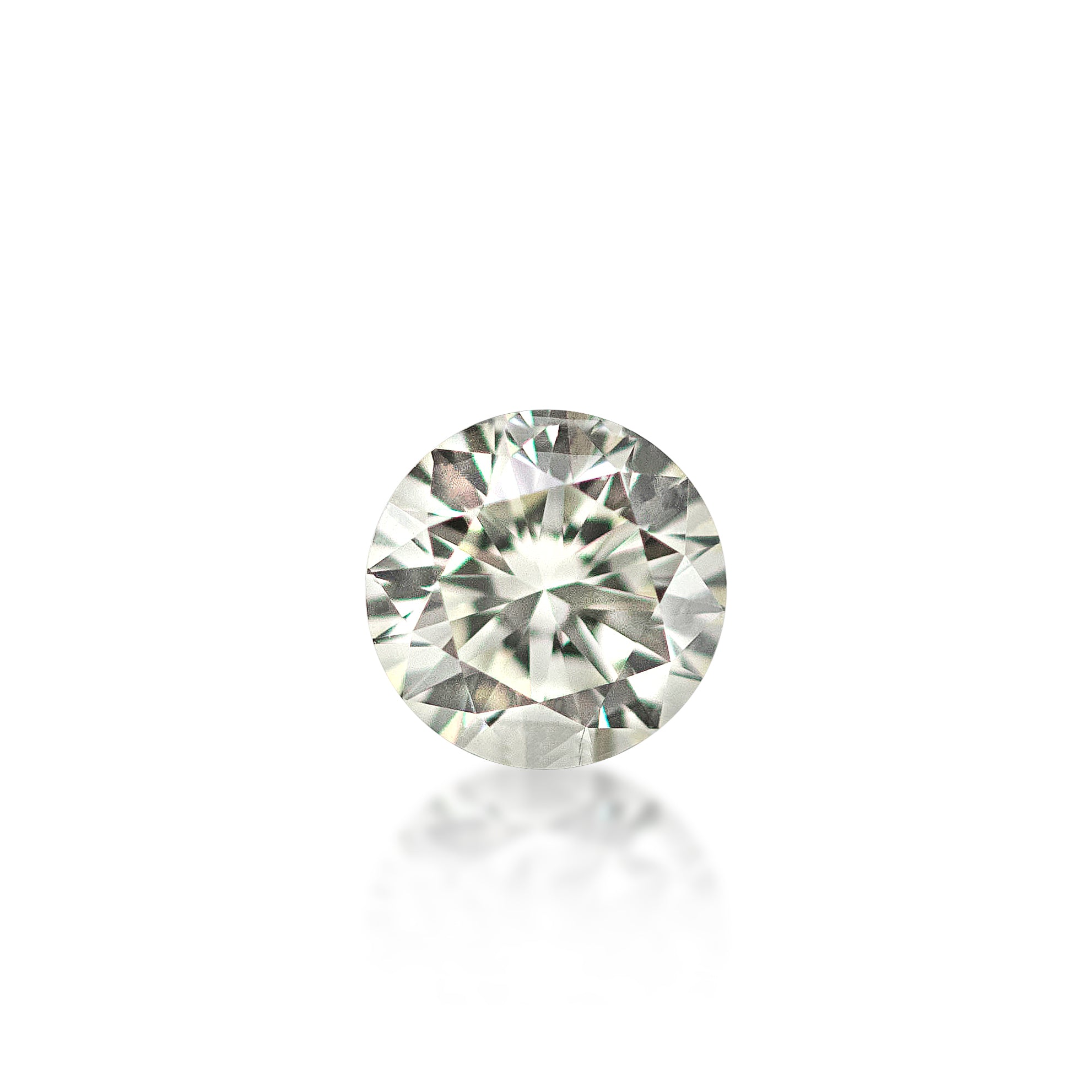 0.28 ct Round Brilliant Cut Fancy Light Yellow