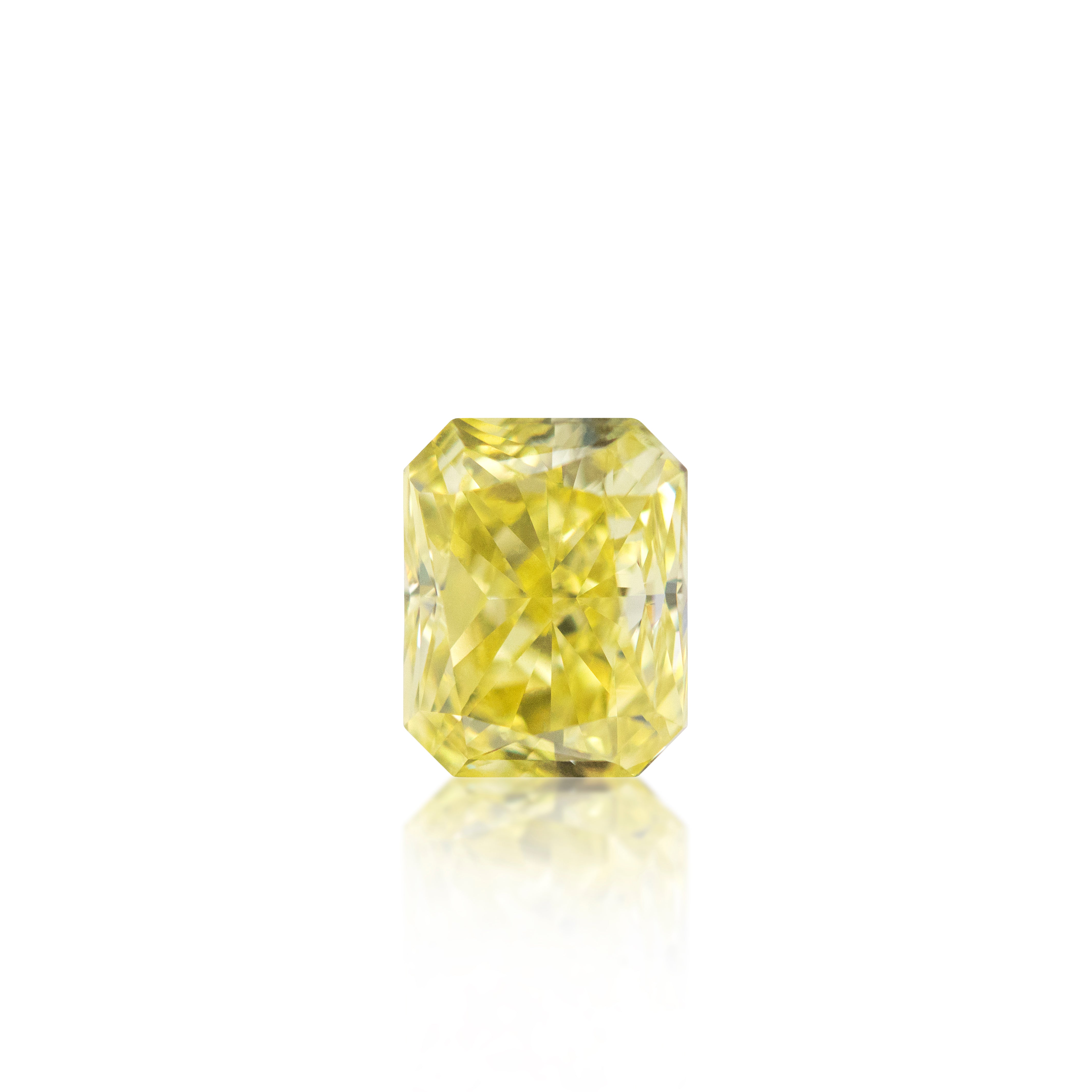 1.75ct Radiant Cut Fancy Intense Yellow